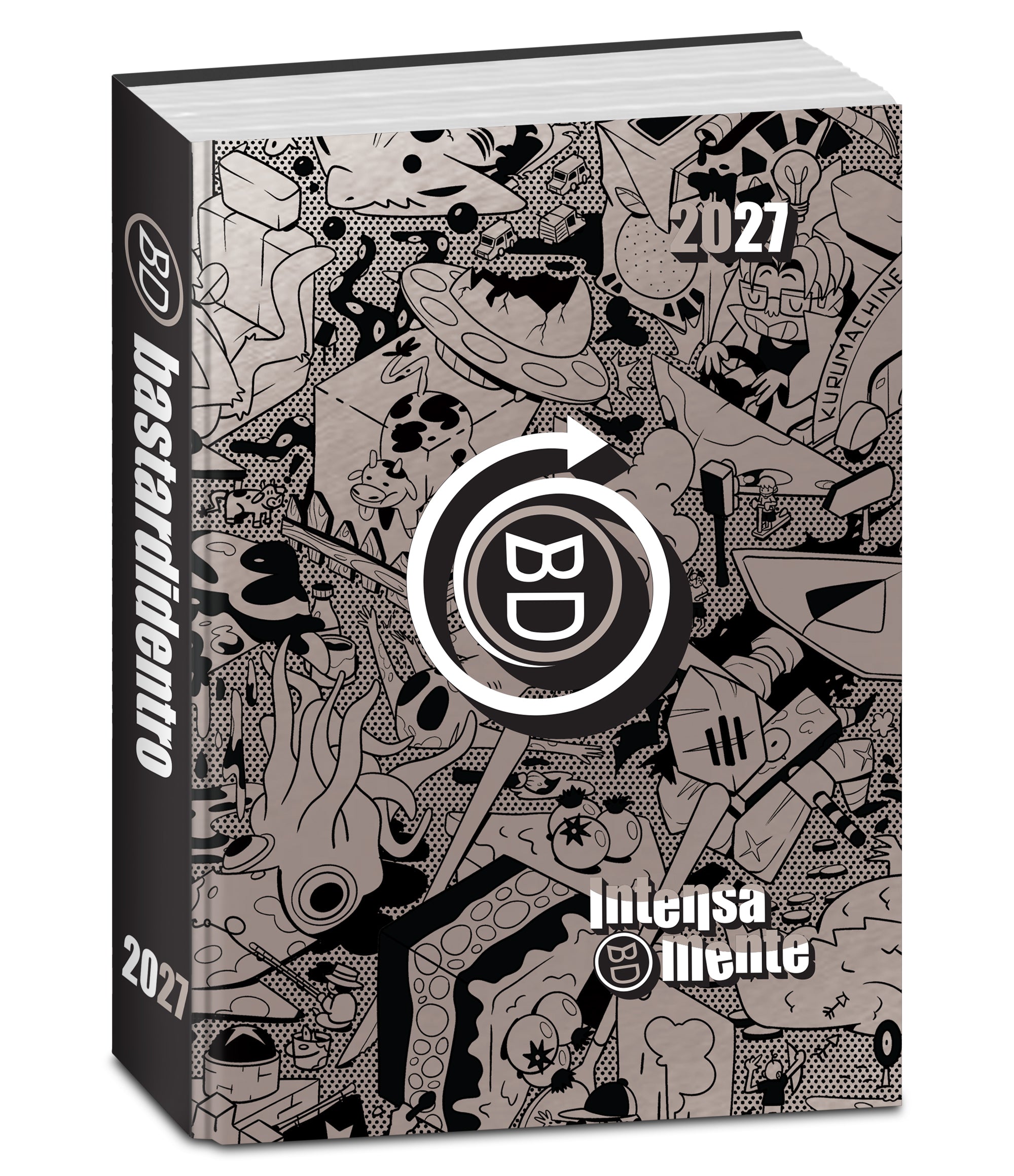 Bastardidentro Diario Standard 16M Gold & Silver Agenda Intensa - Immagine 3