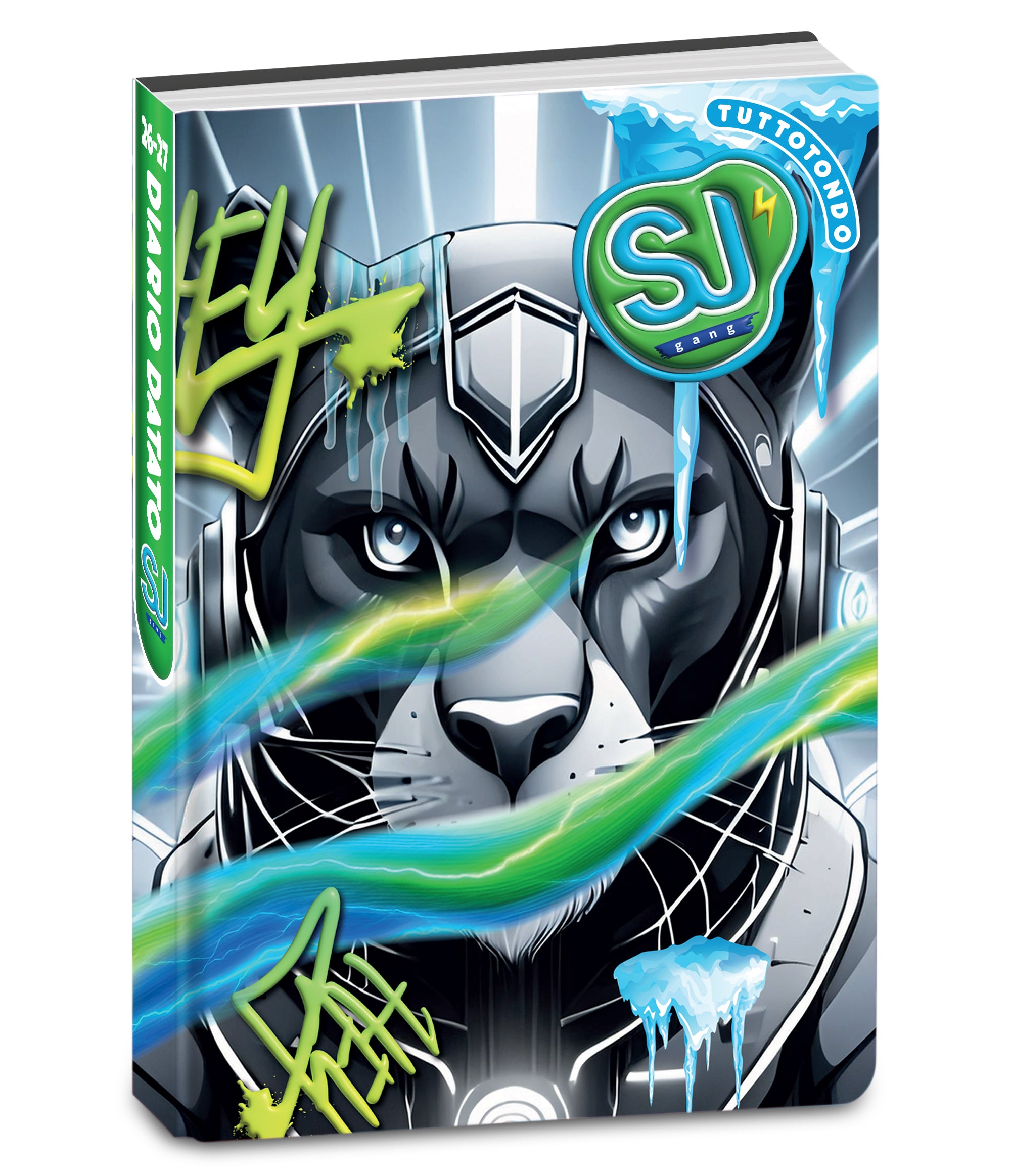 Sj Gang Diario Agenda 10M Datato Cartotecnica Animali Boy - Immagine 3