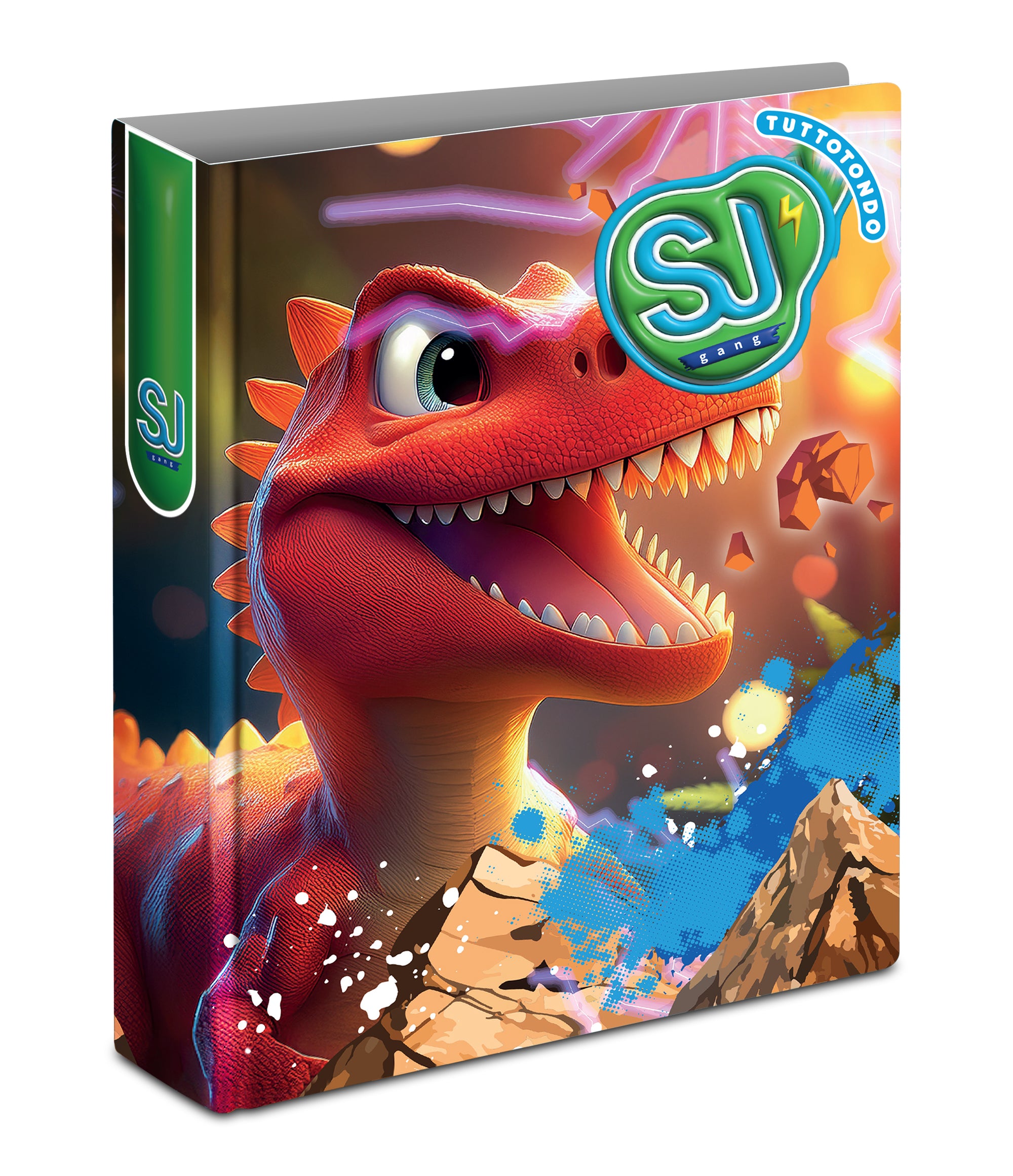Sj Gang Copertina Anelli A4 Maxi D30 Cartotecnica Animali Boy - Immagine 4