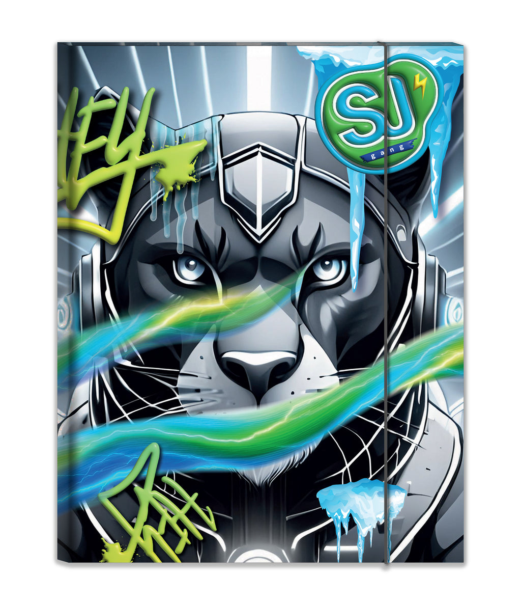 Sj Gang Cartellina Elastico DS01 Cartotecnica Animali Boy - Immagine 3