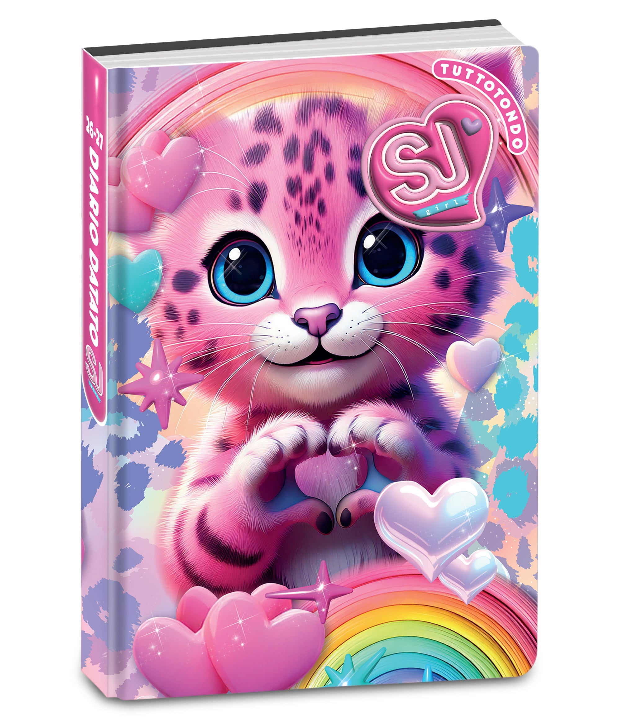 Sj Gang Diario Agenda 10M Datato Cartotecnica Animali Girl - Immagine 2