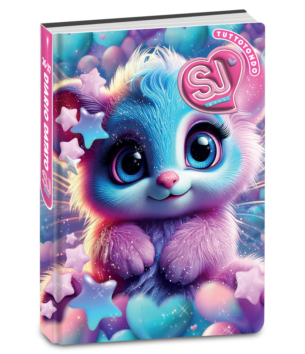 Sj Gang Diario Agenda 10M Datato Cartotecnica Animali Girl - Immagine 4