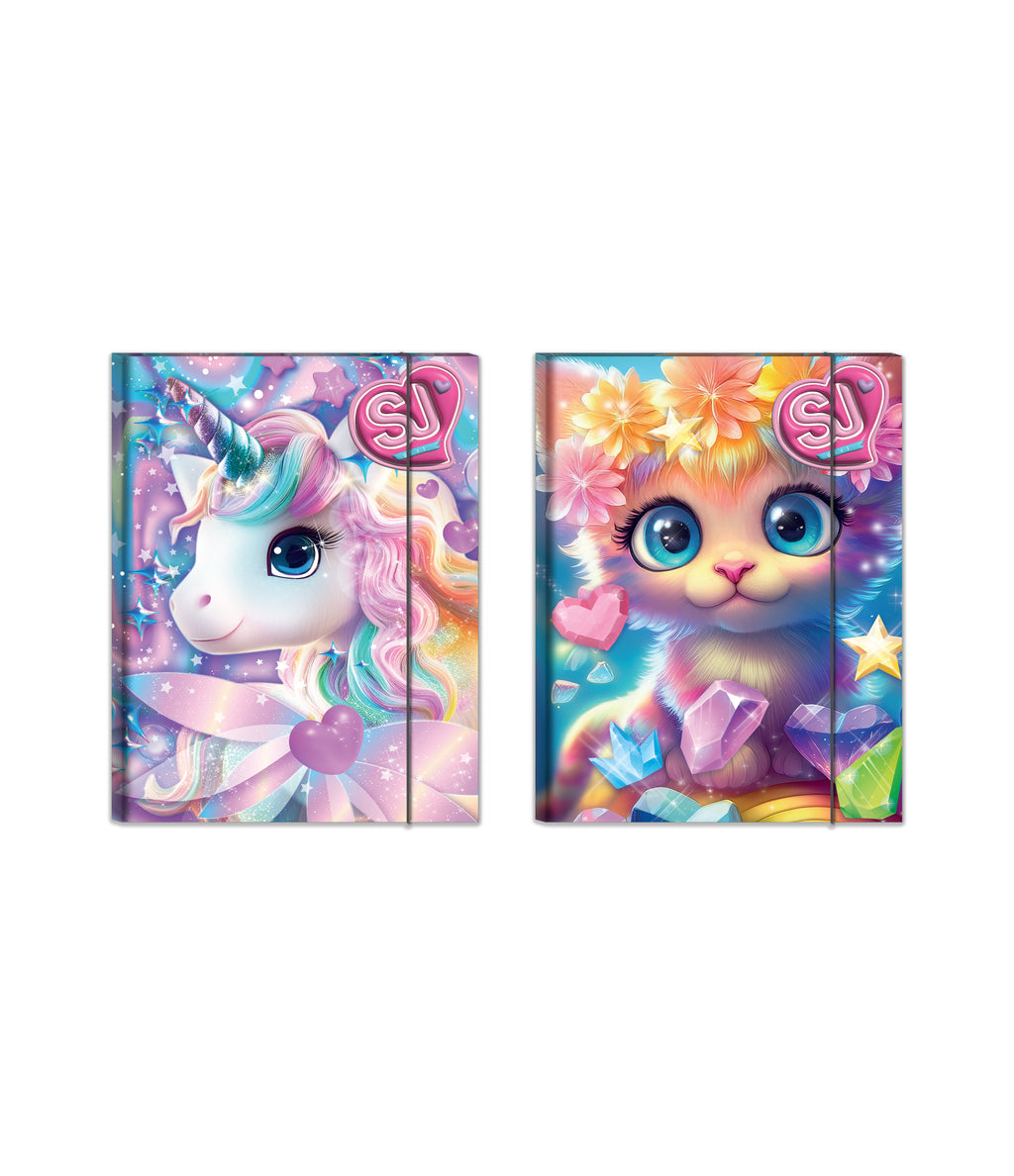 Sj Gang Cartellina Elastico DS01 Cartotecnica Animali Girl - Immagine 1