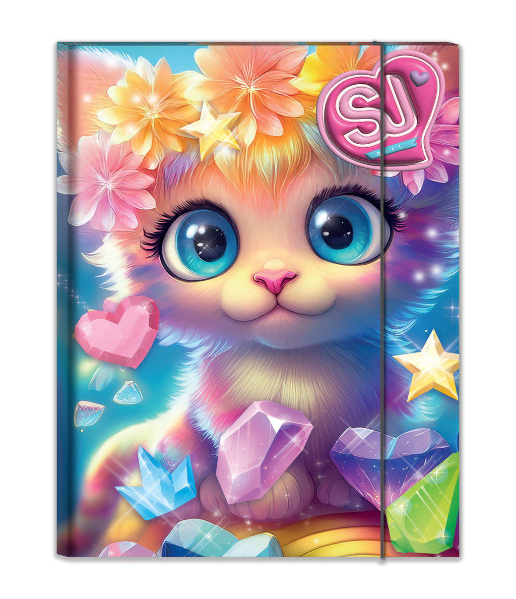 Sj Gang Cartellina Elastico DS01 Cartotecnica Animali Girl - Immagine 3