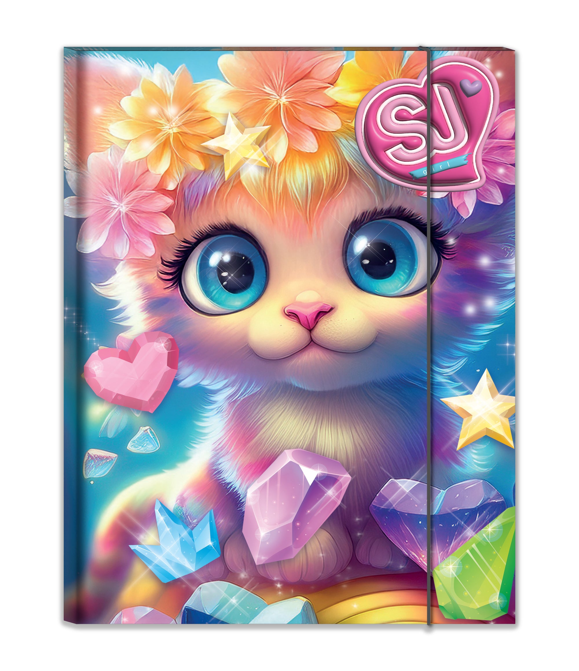 Sj Gang Cartellina Elastico DS01 Cartotecnica Animali Girl - Immagine 3