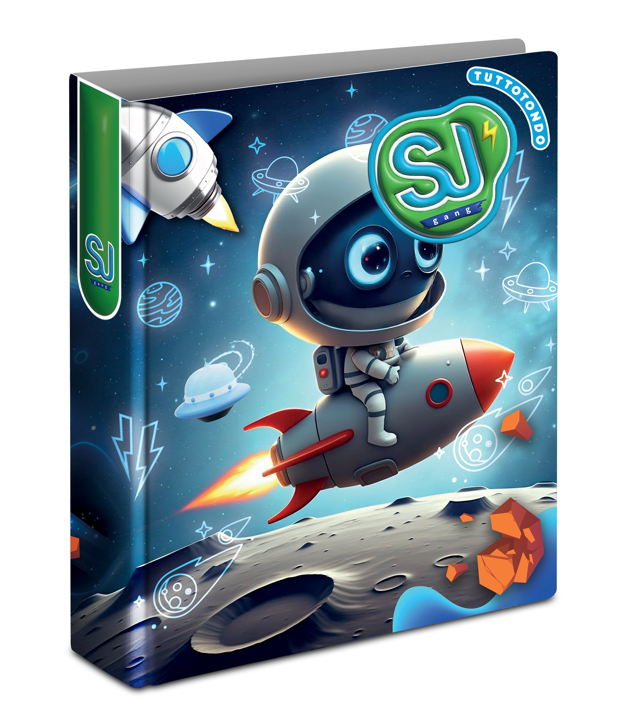 Sj Gang Copertina Anelli A4 Maxi D30 Cartotecnica Wondrous Boy - Immagine 3