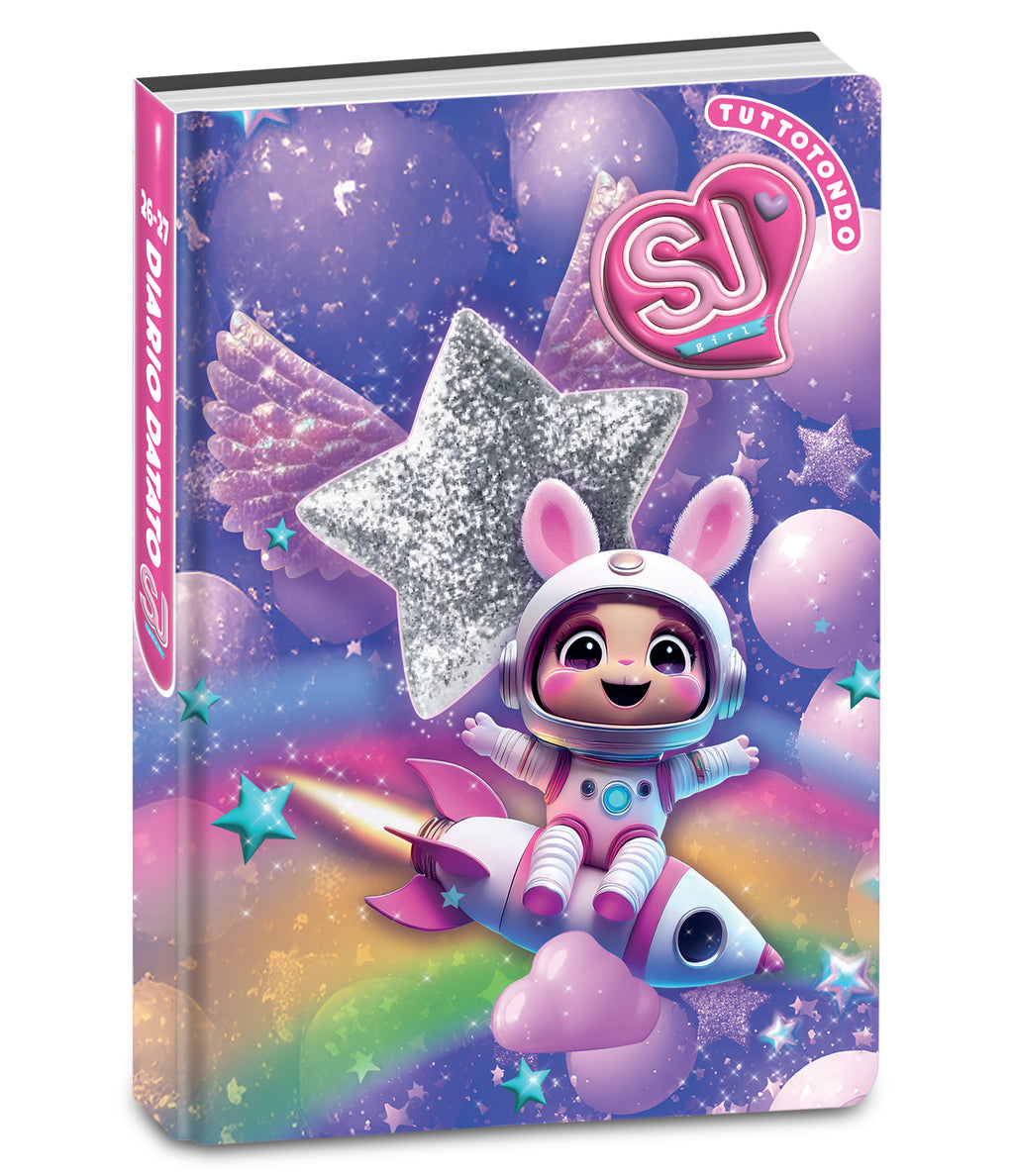 Sj Gang Diario Agenda 10M Datato Cartotecnica Wondrous Girl - Immagine 3
