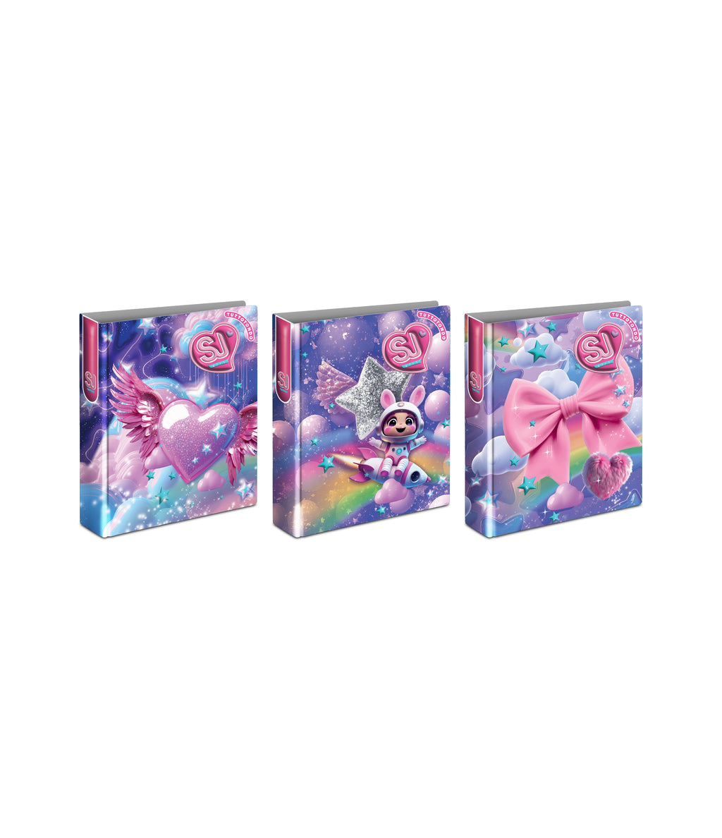 Sj Gang Copertina Anelli A4 Maxi D30 Cartotecnica Wondrous Girl - Immagine 1