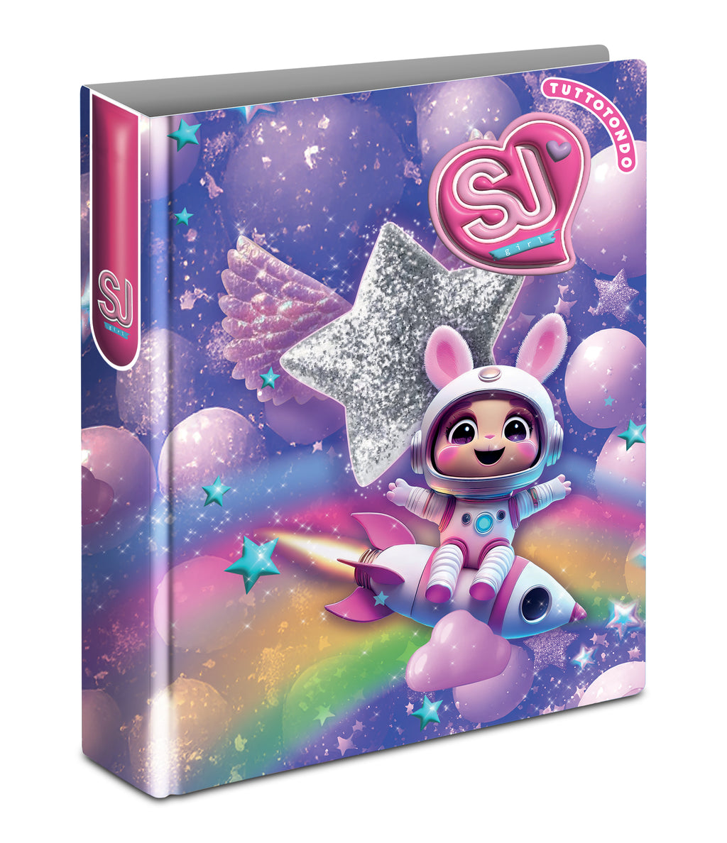 Sj Gang Copertina Anelli A4 Maxi D30 Cartotecnica Wondrous Girl - Immagine 3