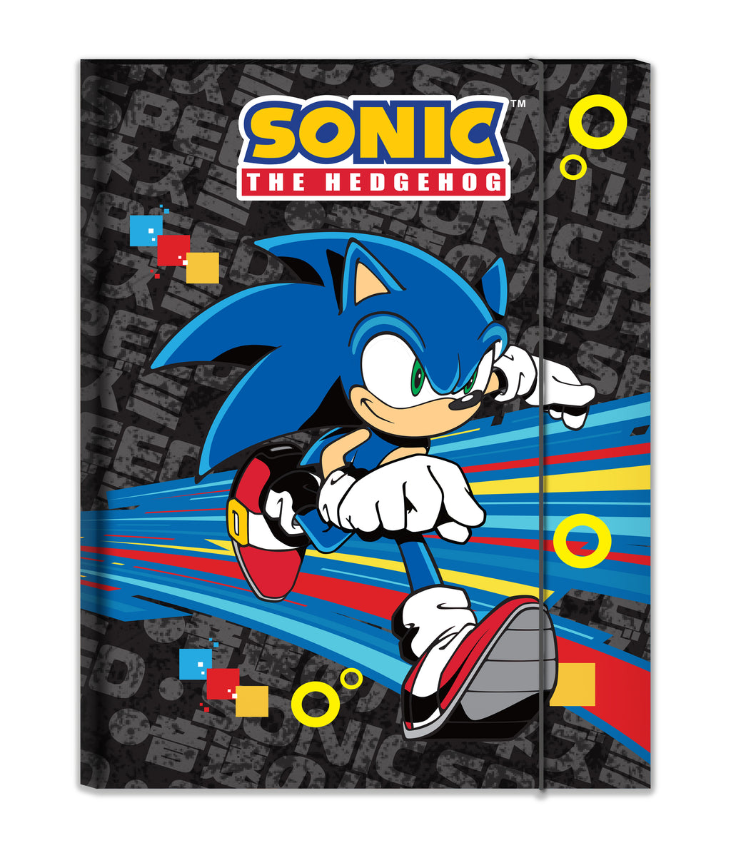 Sonic Cartellina Con Elastico
