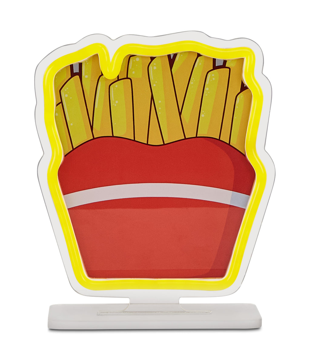 LAMPADA NEON FOOD PATATINE CARTOMANIA FEEL AT HOME