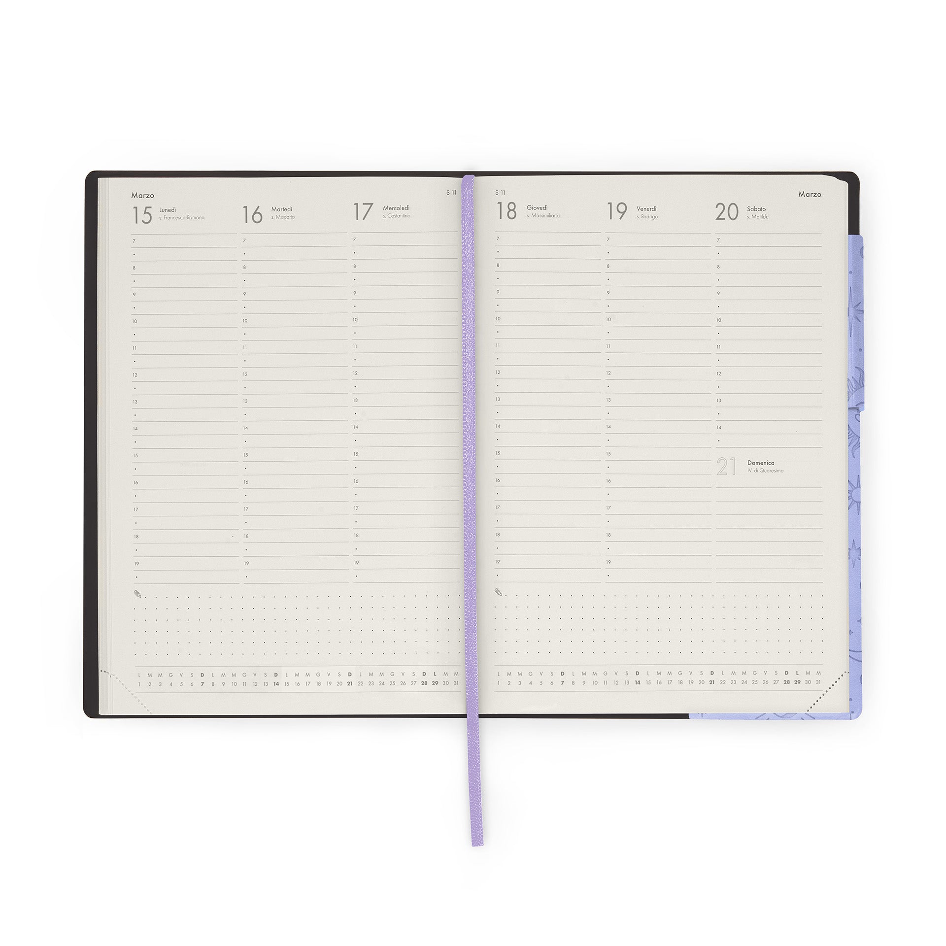 Legami Agenda Del Docente 2027 - Cosmic Lilac