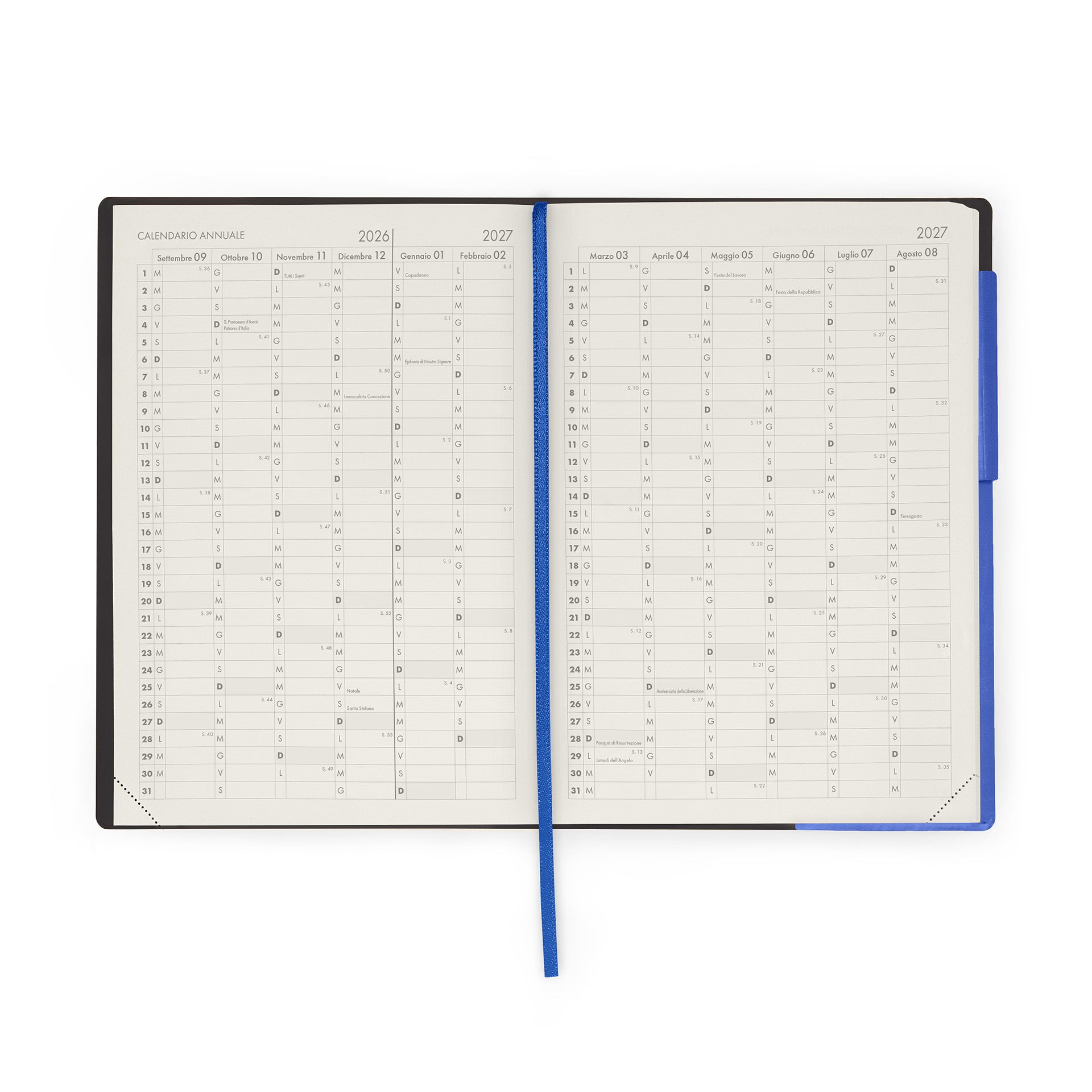Legami Agenda Del Docente 2027 - Eclectic Blue