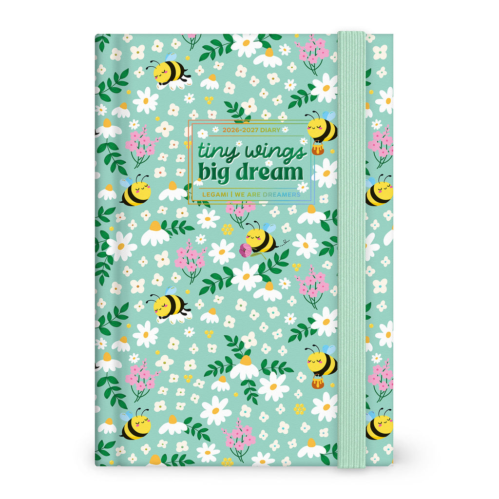 Legami Diario 16 Mesi 2027 - Bee - Green