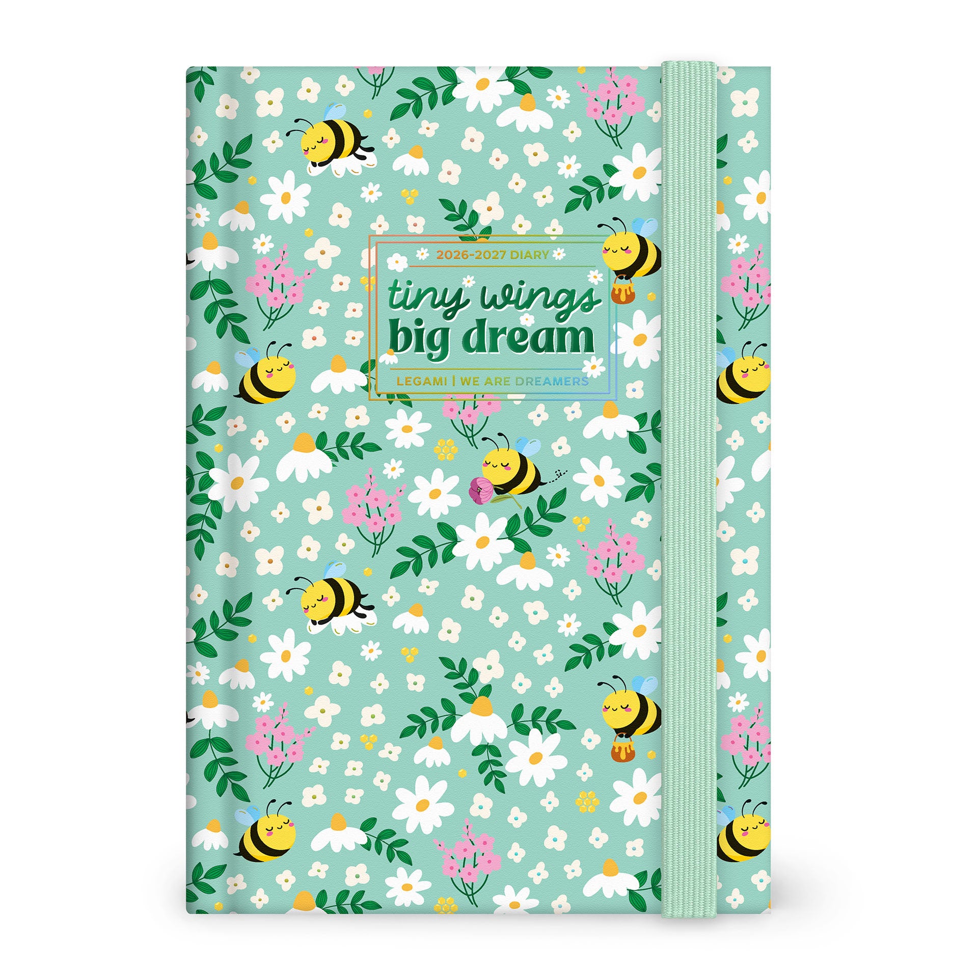 Legami Diario 16 Mesi 2027 - Bee - Green