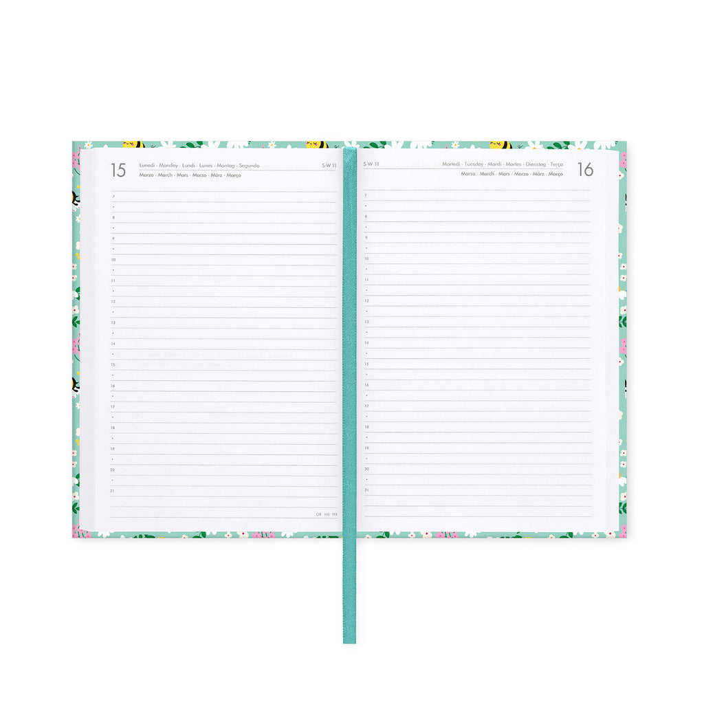Legami Diario 16 Mesi 2027 - Bee - Green