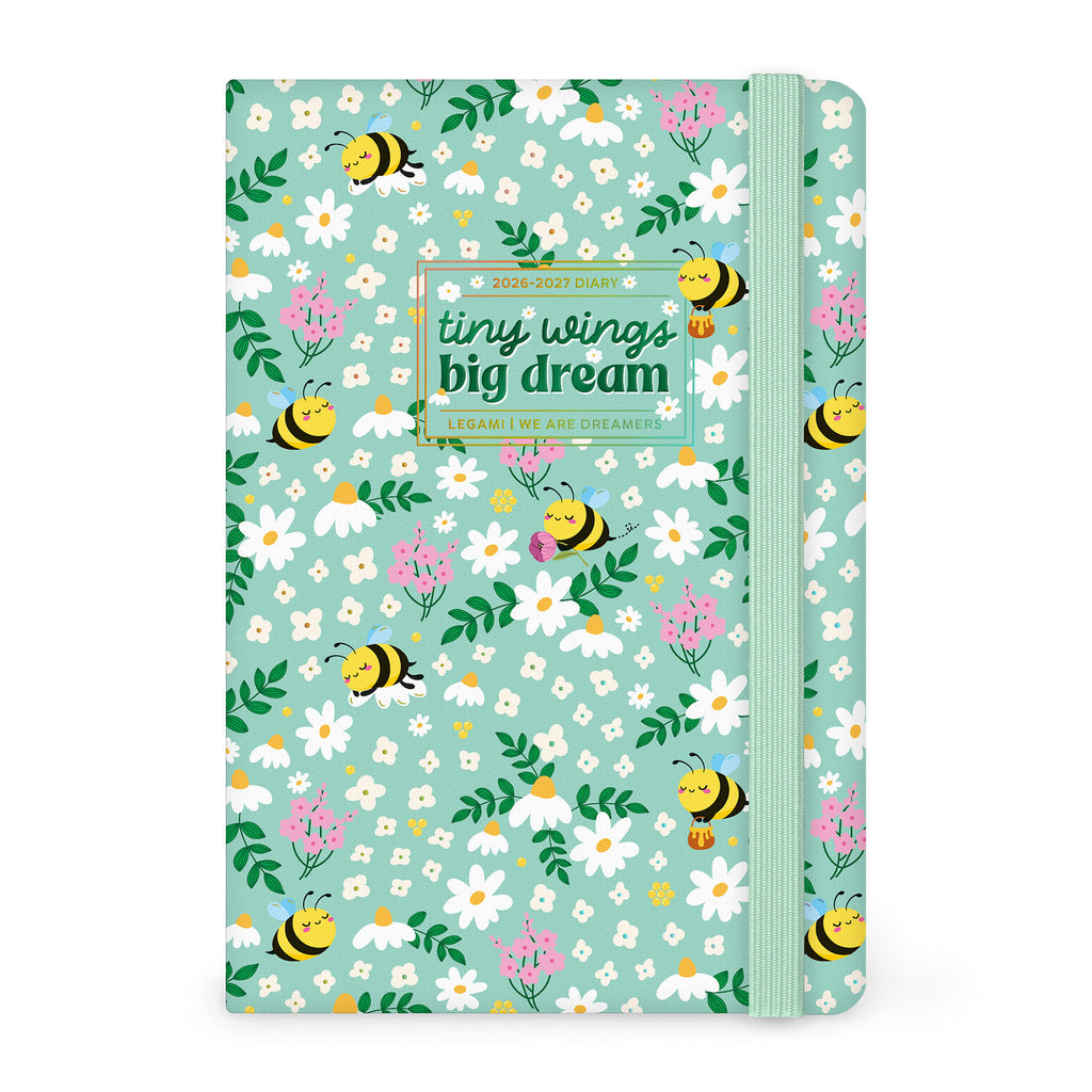 Legami Diario 16 Mesi 2027 - Bee - Green