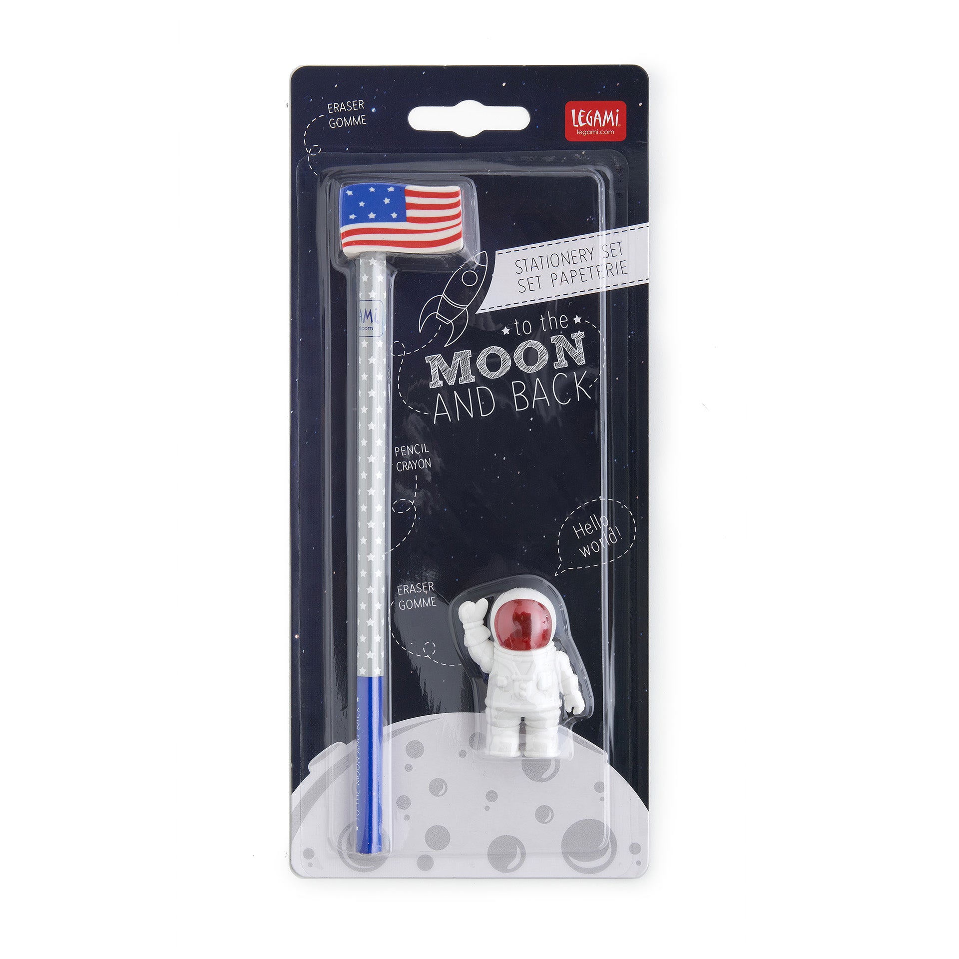 Legami Set Di 2 Gomme E 1 Matita - SPACE