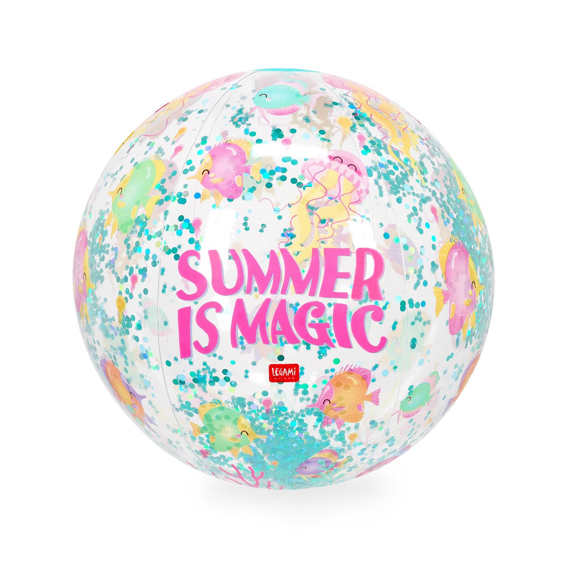 Legami Glitter Beach Ball - Summer Is Magic