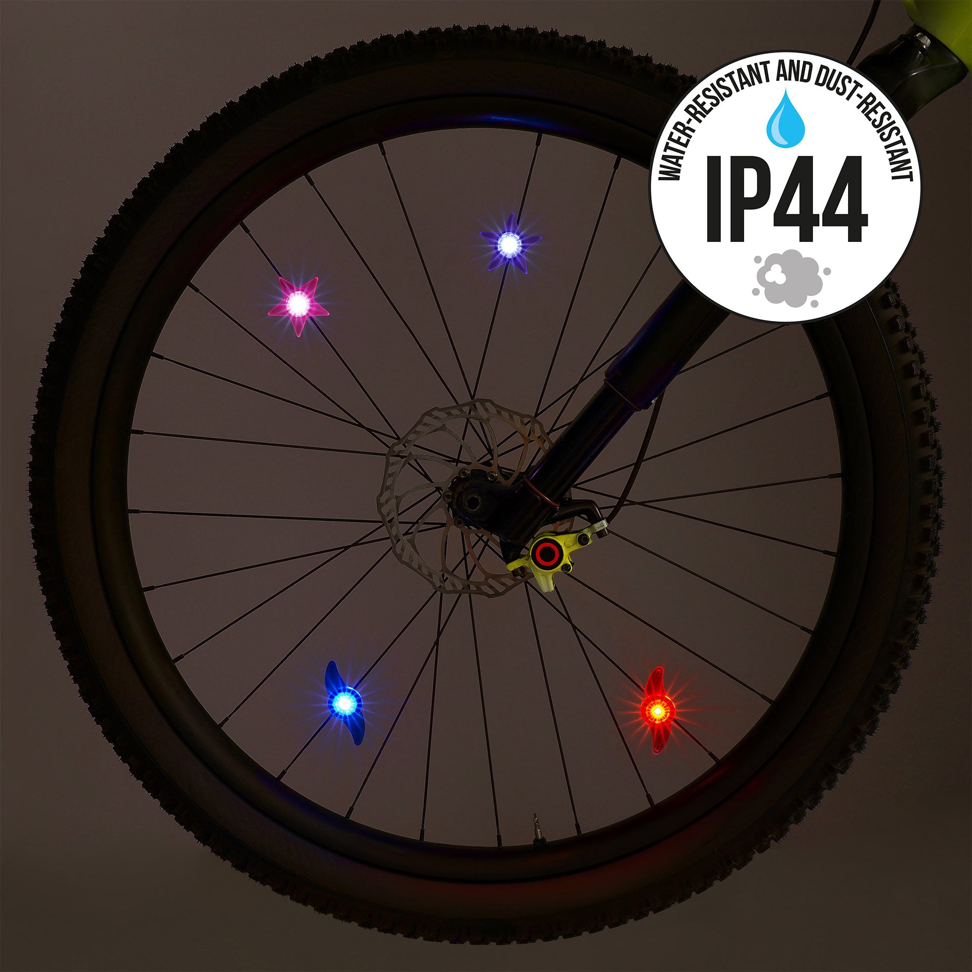 Legami Set Di 2 Luci Led Per Raggi Della Bicicletta - Unicorno - immagine 2