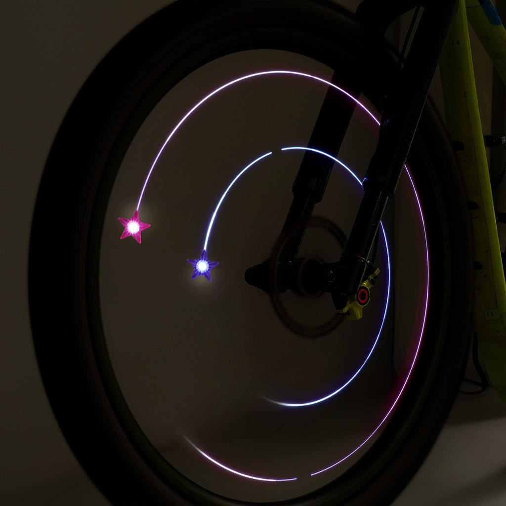 Legami Set Di 2 Luci Led Per Raggi Della Bicicletta - Unicorno - immagine 3