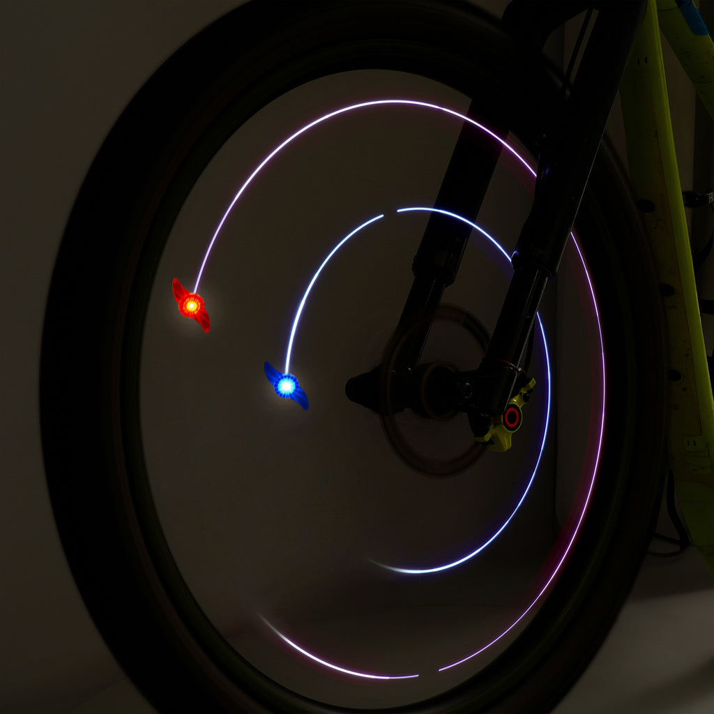 Legami Set Di 2 Luci Led Per Raggi Della Bicicletta - Spazio - immagine 3