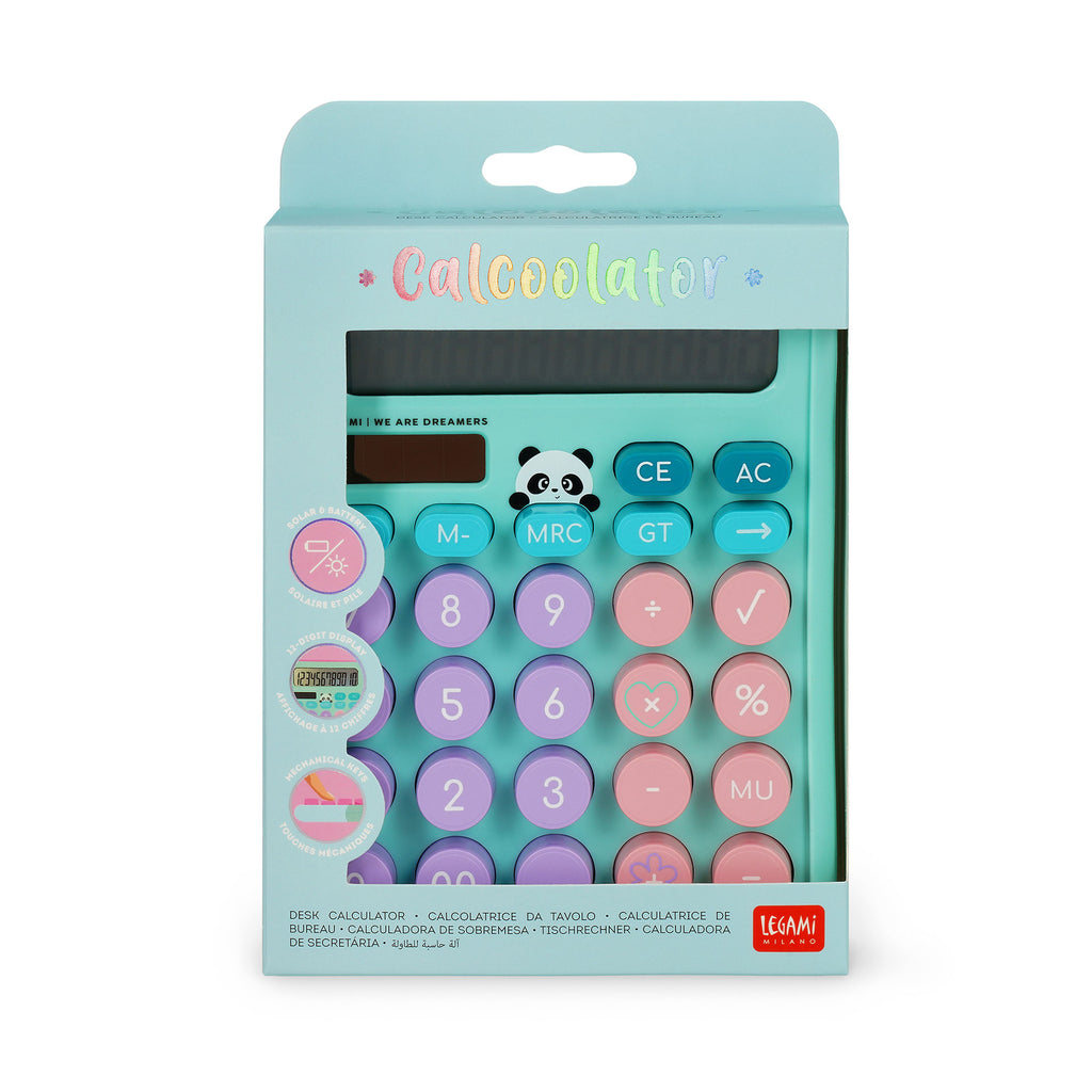 Legami Calcolatrice Da Tavolo - Panda