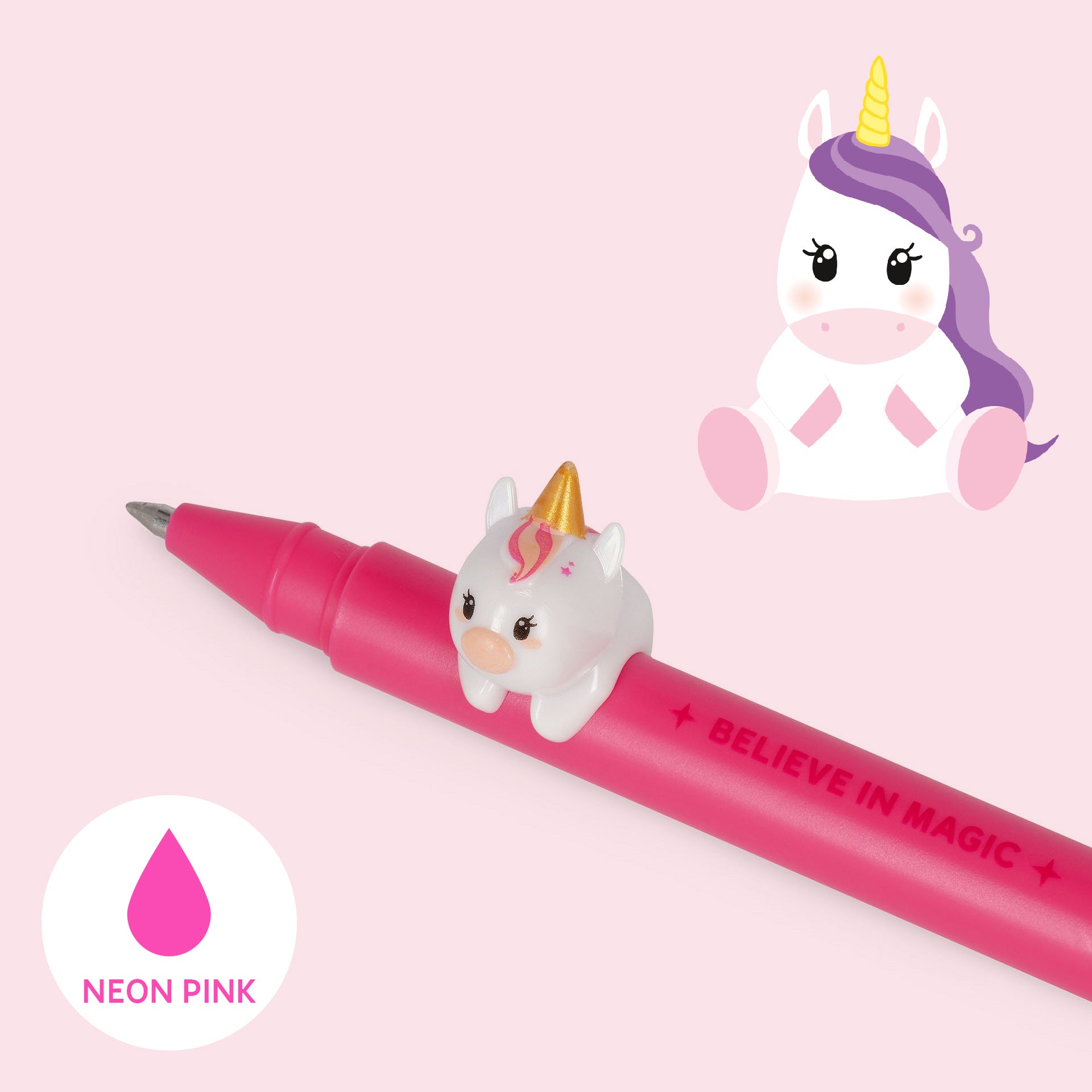 Legami Penna Gel Lovely Friends - Unicorno