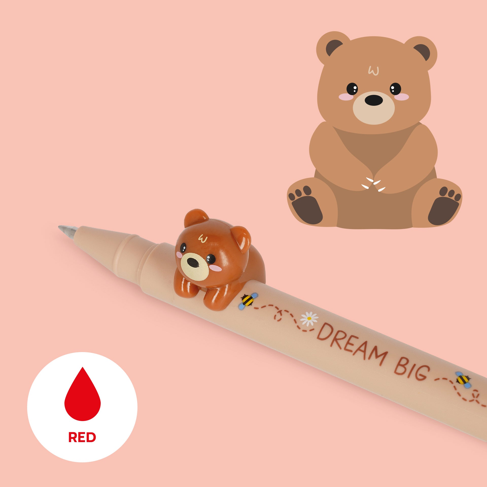 Legami Penna Gel Lovely Friends - Teddy Bear