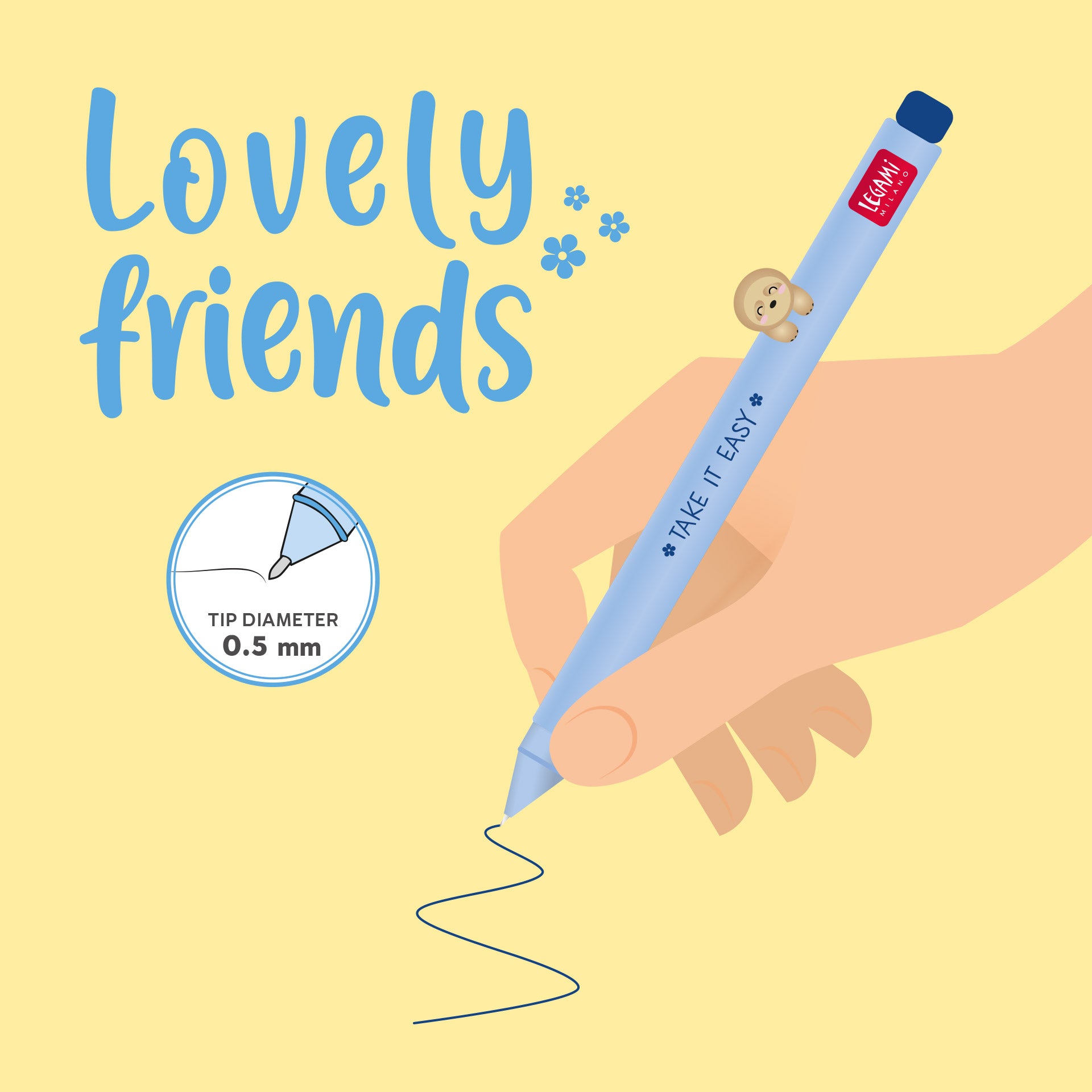 Legami Penna Gel Lovely Friends - Sloth