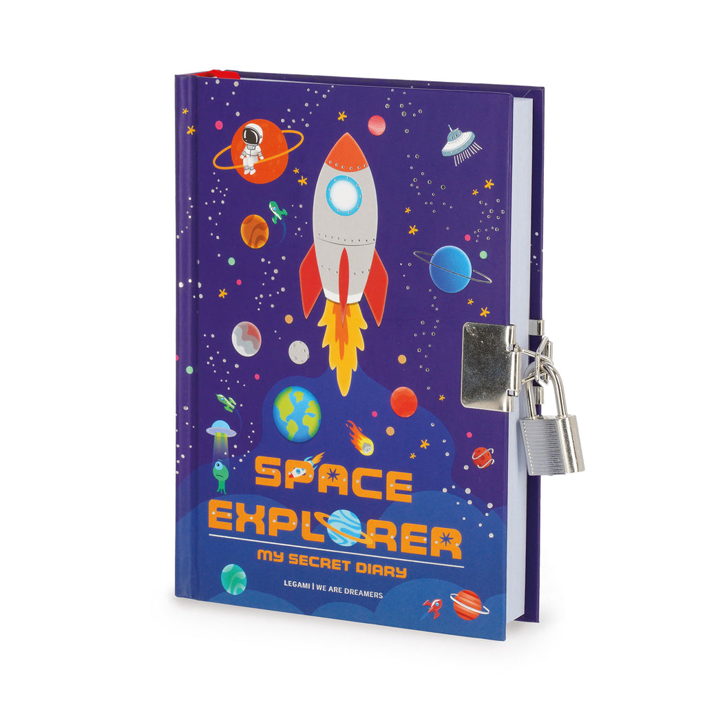 Legami Diario Segreto Con Copertina Rigida Illustrata E Lucchetto - Space