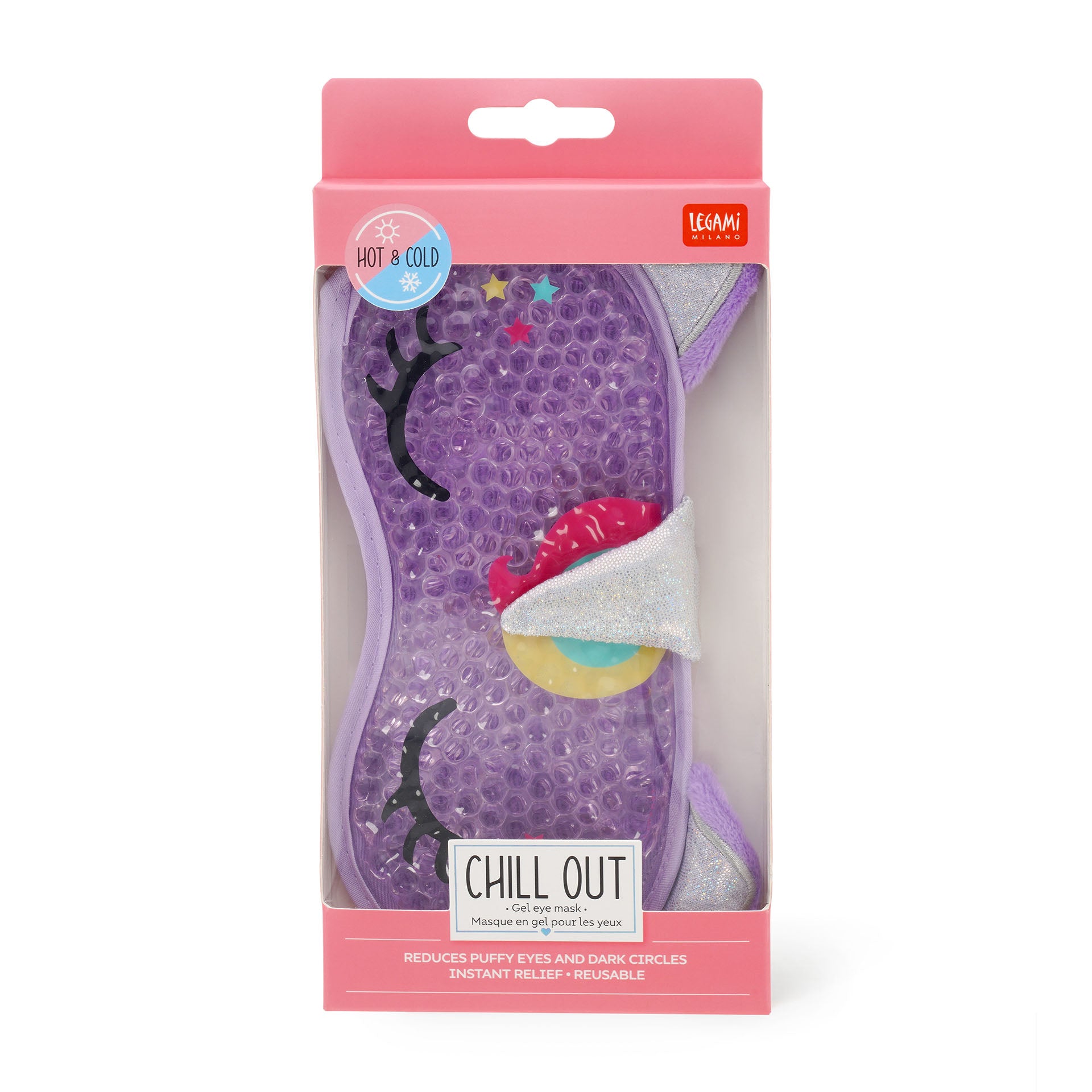 Legami Maschera Occhi In Gel - Unicorno