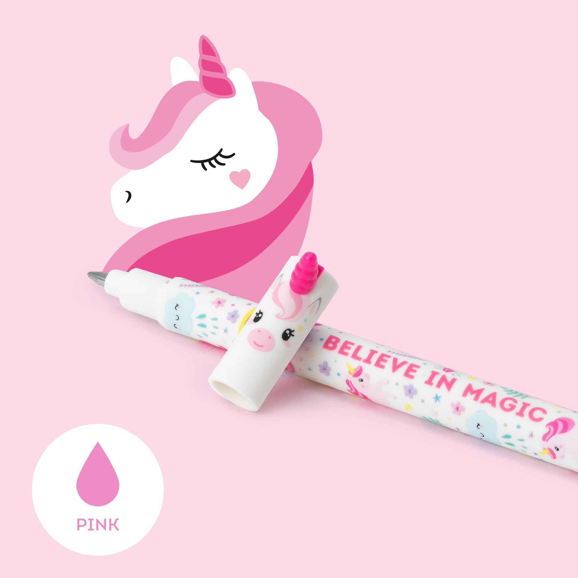 Legami Penna Gel Cancellabile - Unicorno