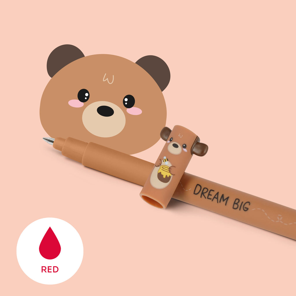Legami Penna Gel Cancellabile - Teddy Bear