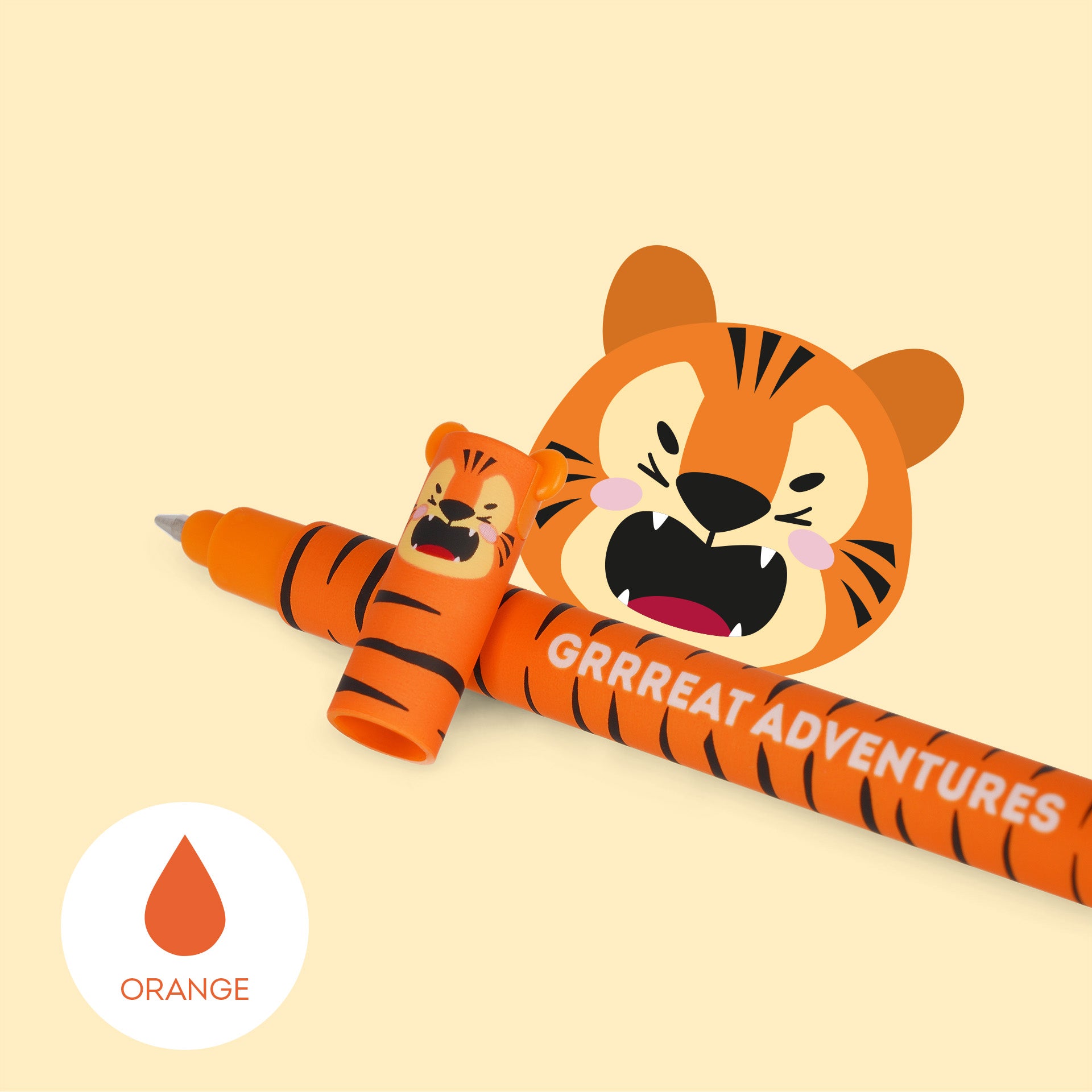Legami Penna Gel Cancellabile - Tiger