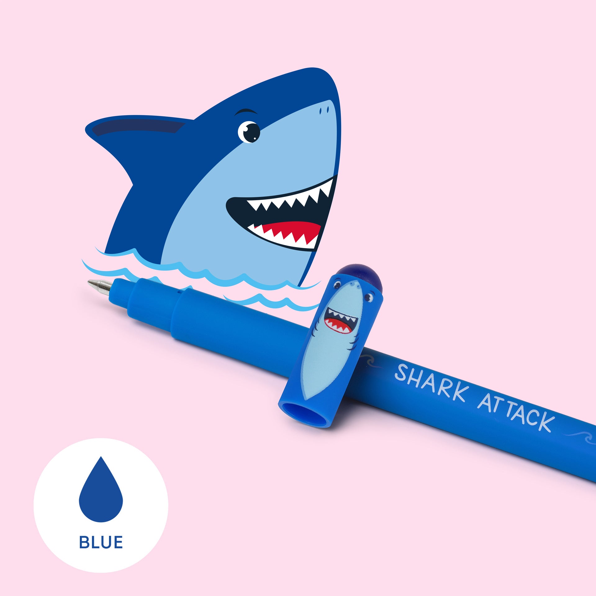 Legami Penna Gel Cancellabile - Shark