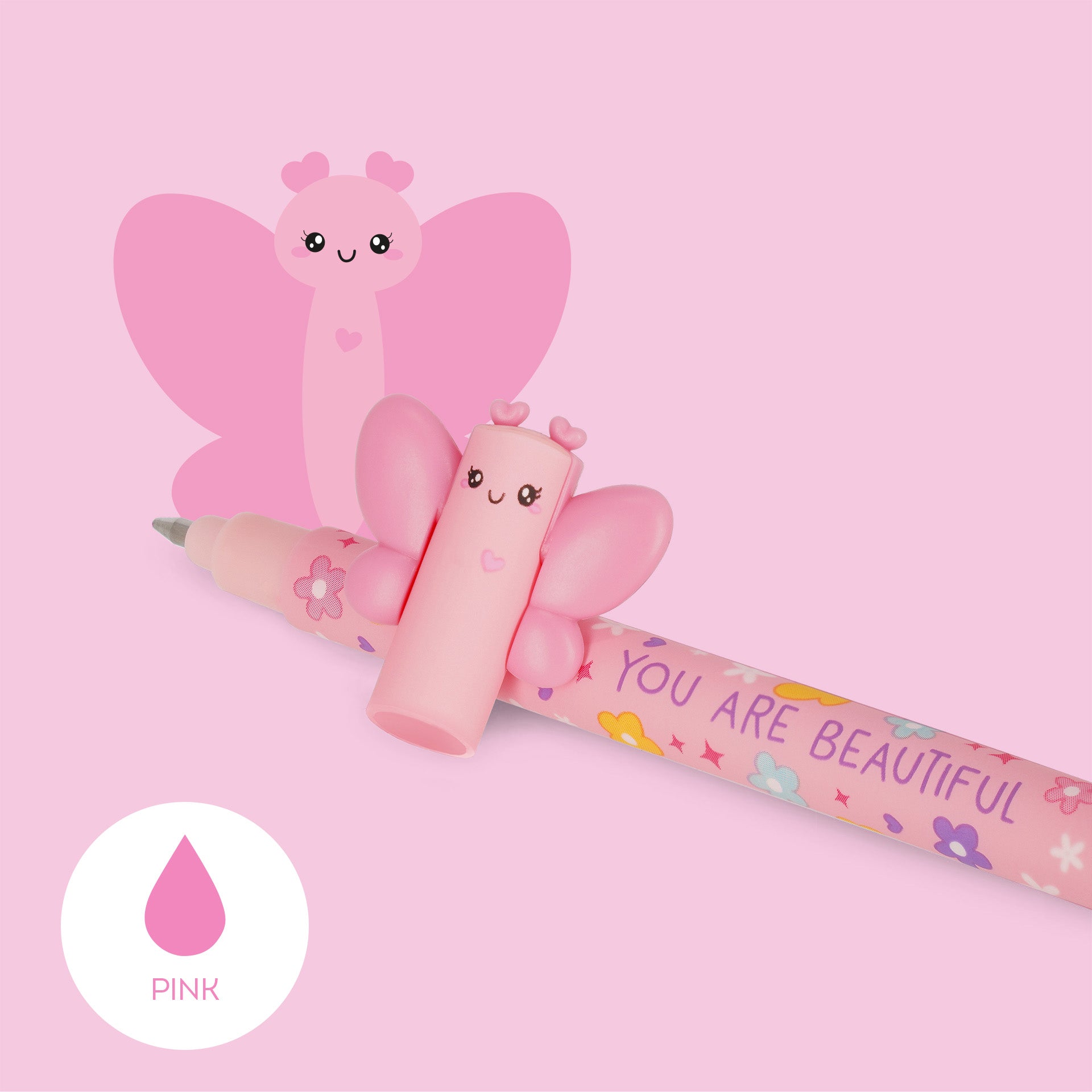 Legami Penna Gel Cancellabile - Farfalla