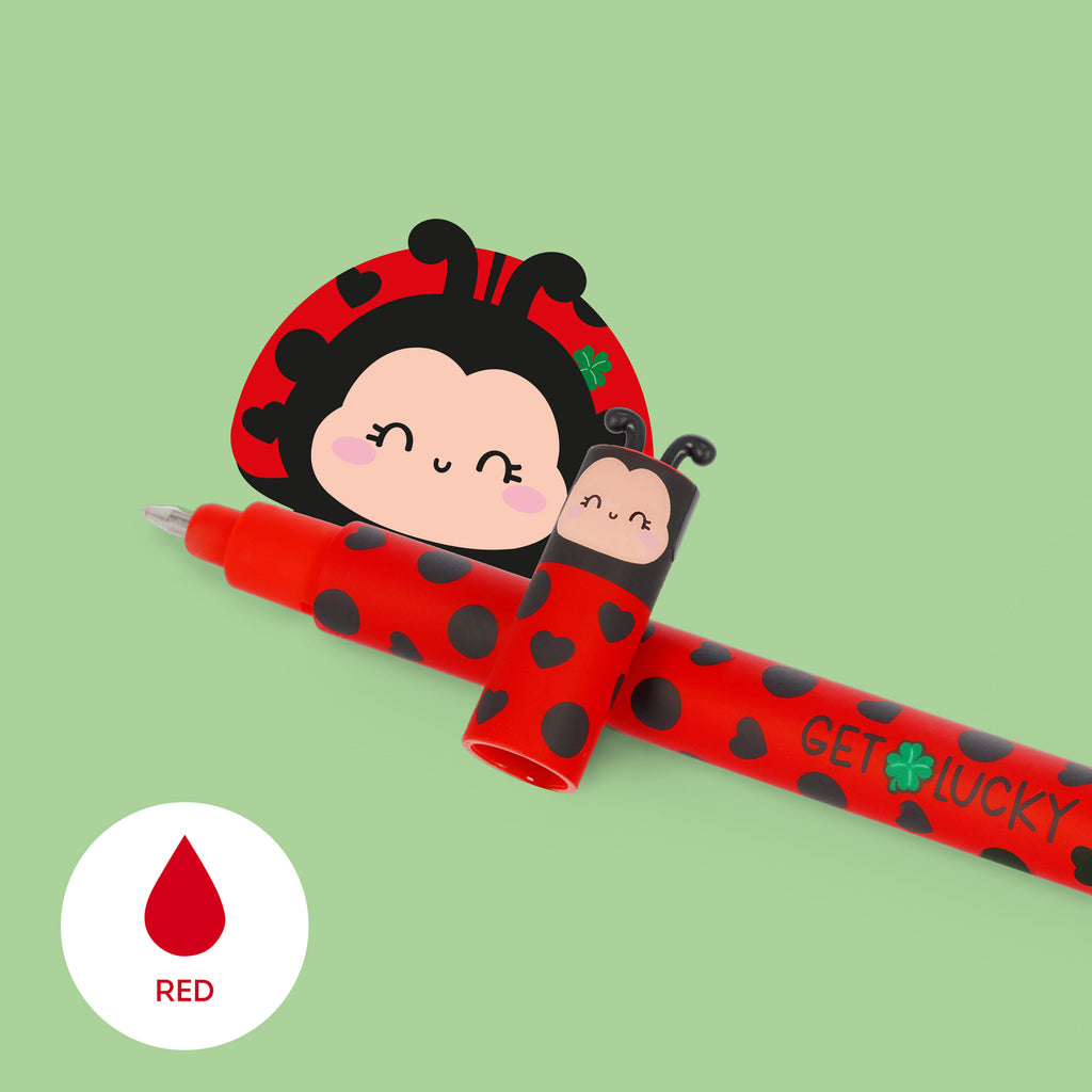 Legami Penna Gel Cancellabile - Ladybug