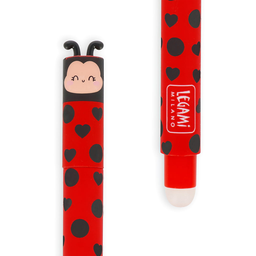 Legami Penna Gel Cancellabile - Ladybug