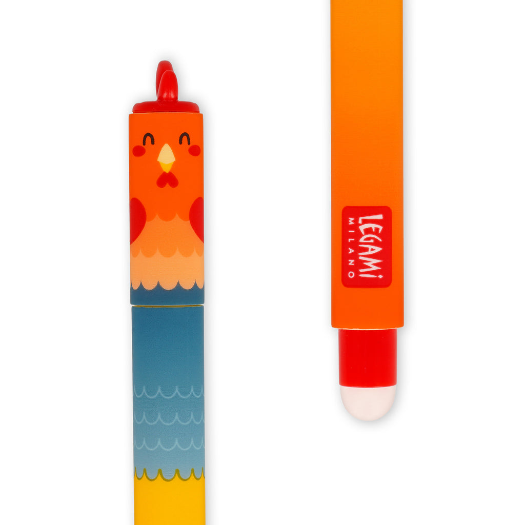 Legami Set Di 4 Penne Gel Cancellabili - Farm Sweet Farm