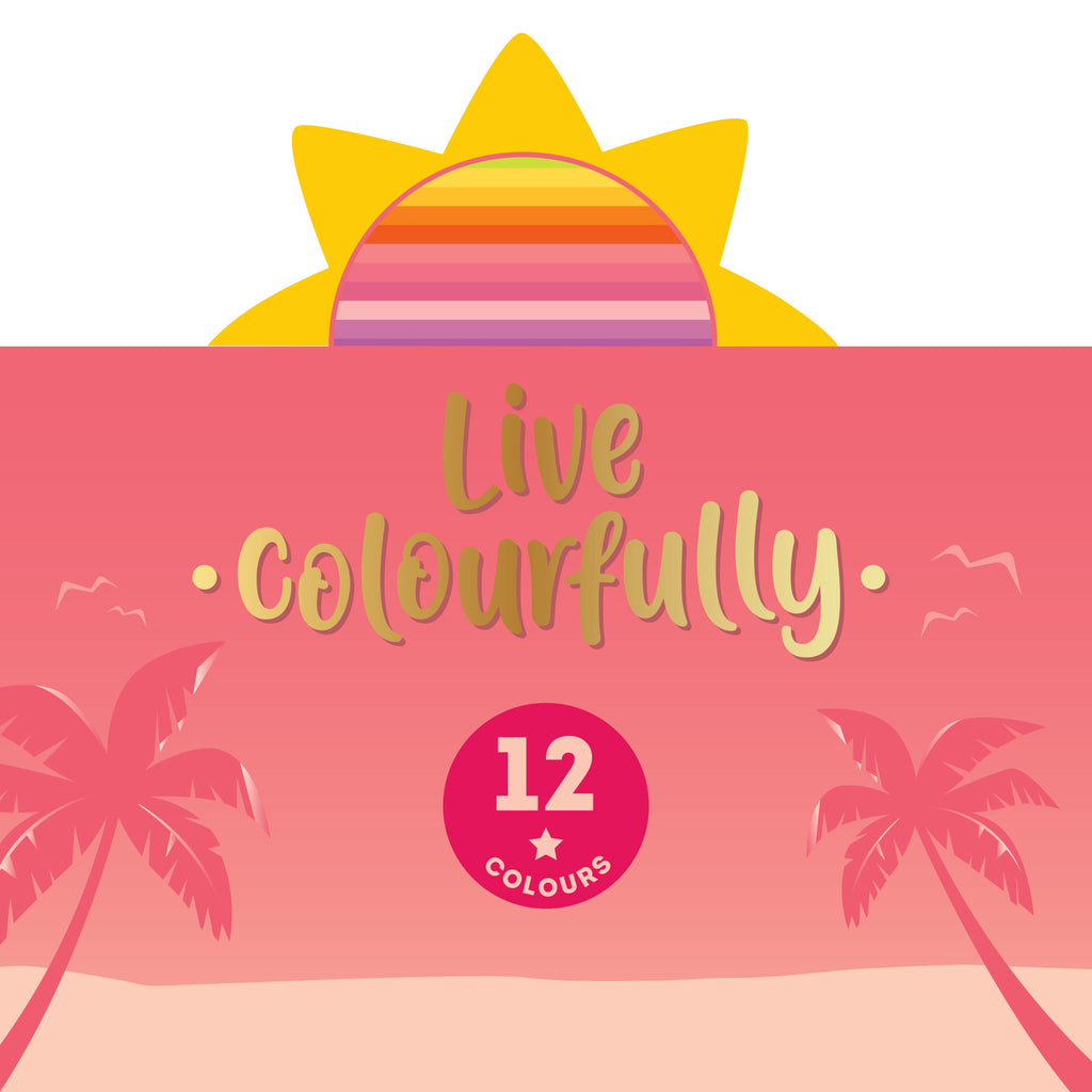 Legami Set Di 12 Matite Colorate - Sunset Palette