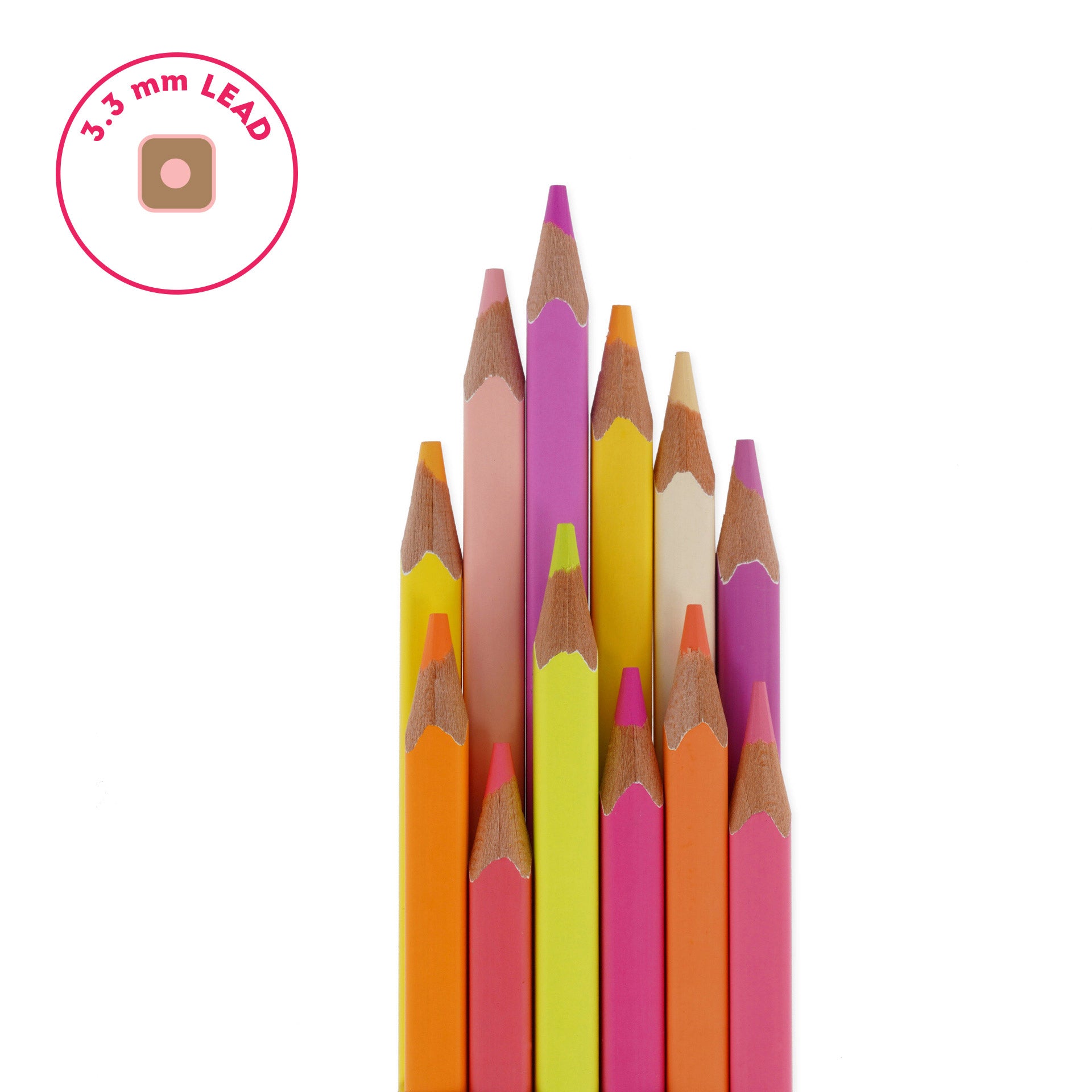 Legami Set Di 12 Matite Colorate - Sunset Palette