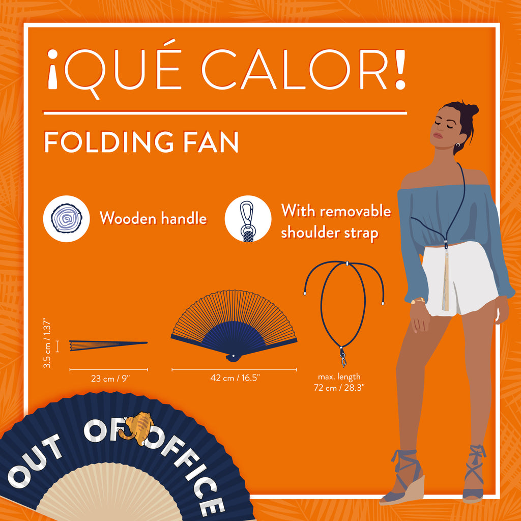 Legami Que Calor! - Ventaglio Pieghevole - Out Of Office
