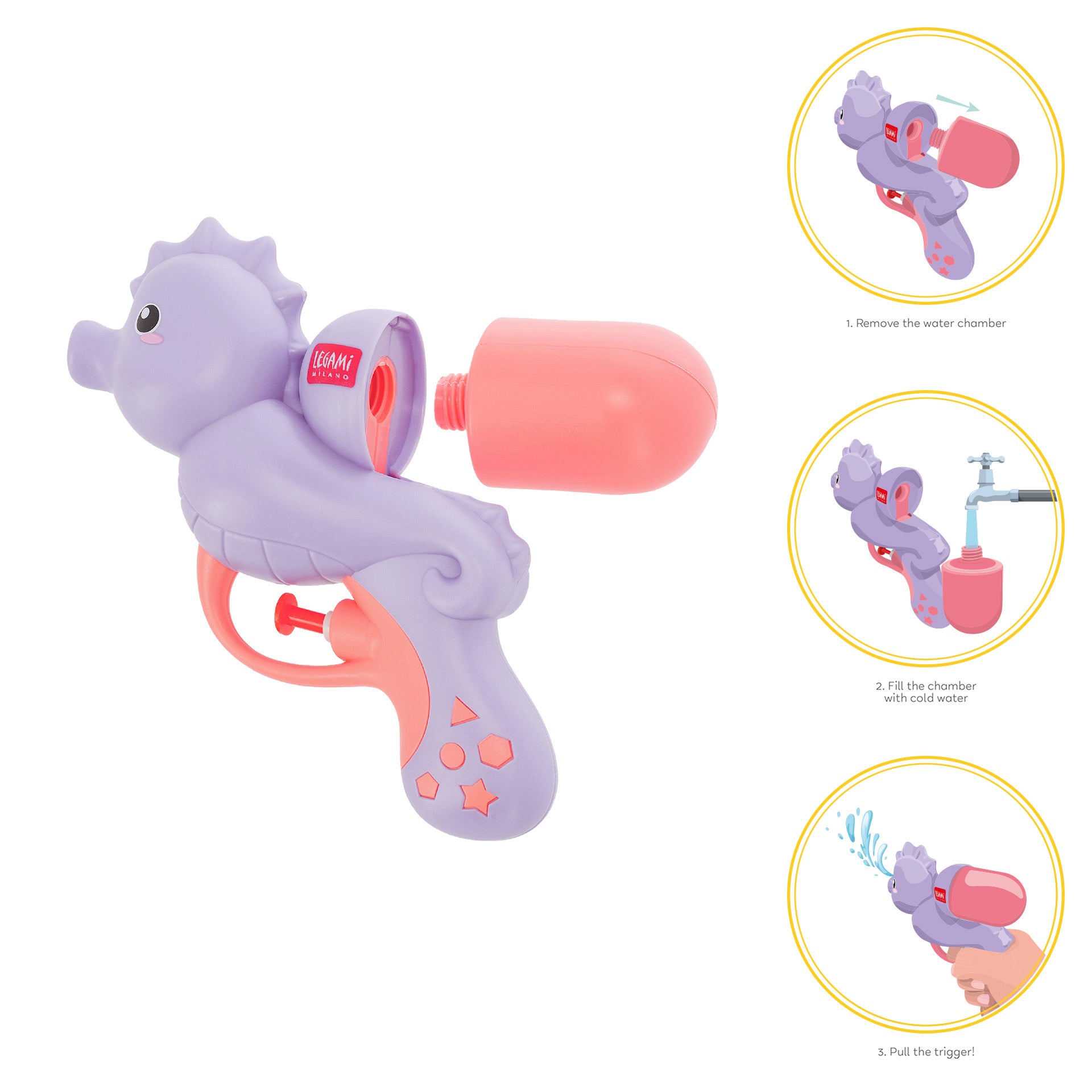 Legami Pistola Ad Acqua - Seahorse