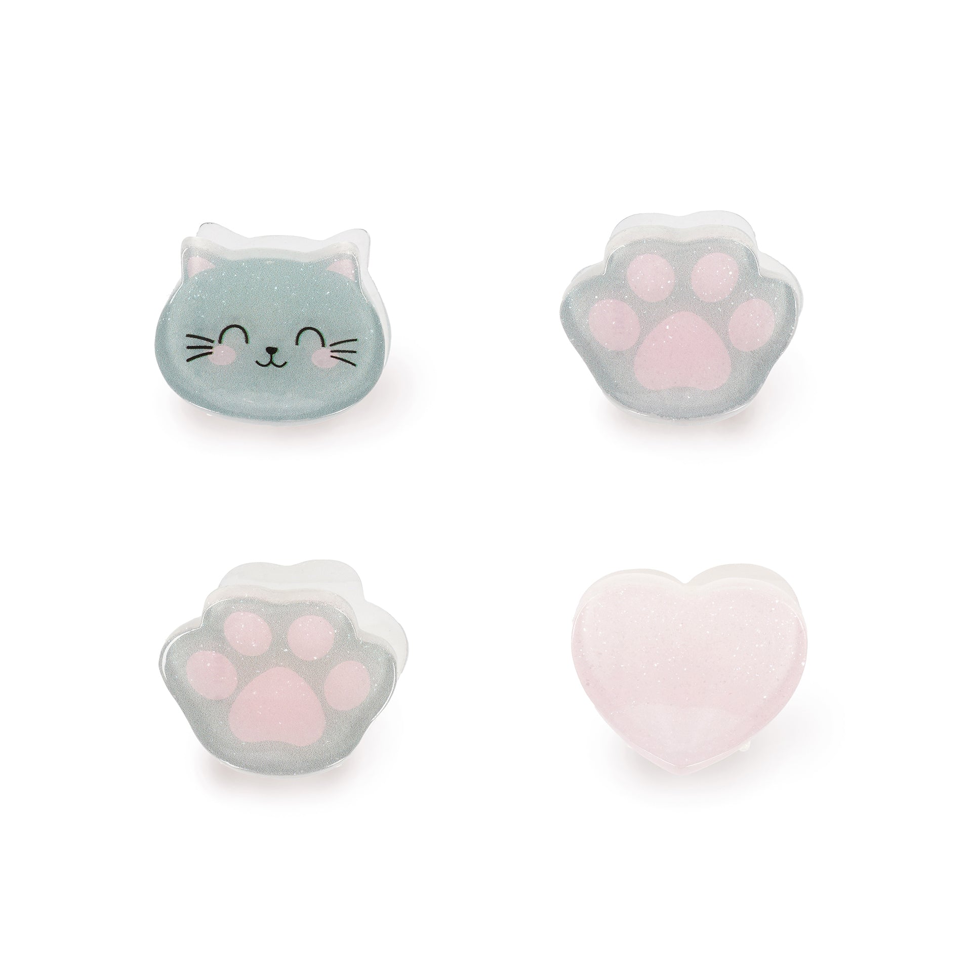 Legami Set Di 4 Mini Mollette Per Capelli - Kitty