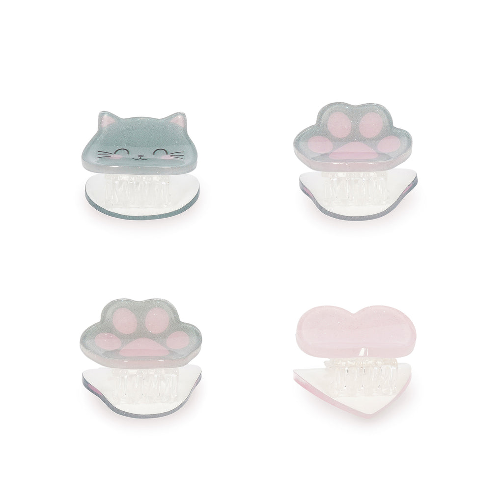 Legami Set Di 4 Mini Mollette Per Capelli - Kitty