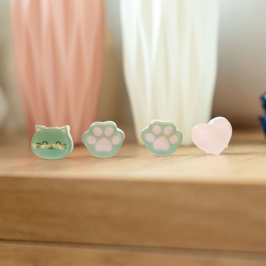 Legami Set Di 4 Mini Mollette Per Capelli - Kitty