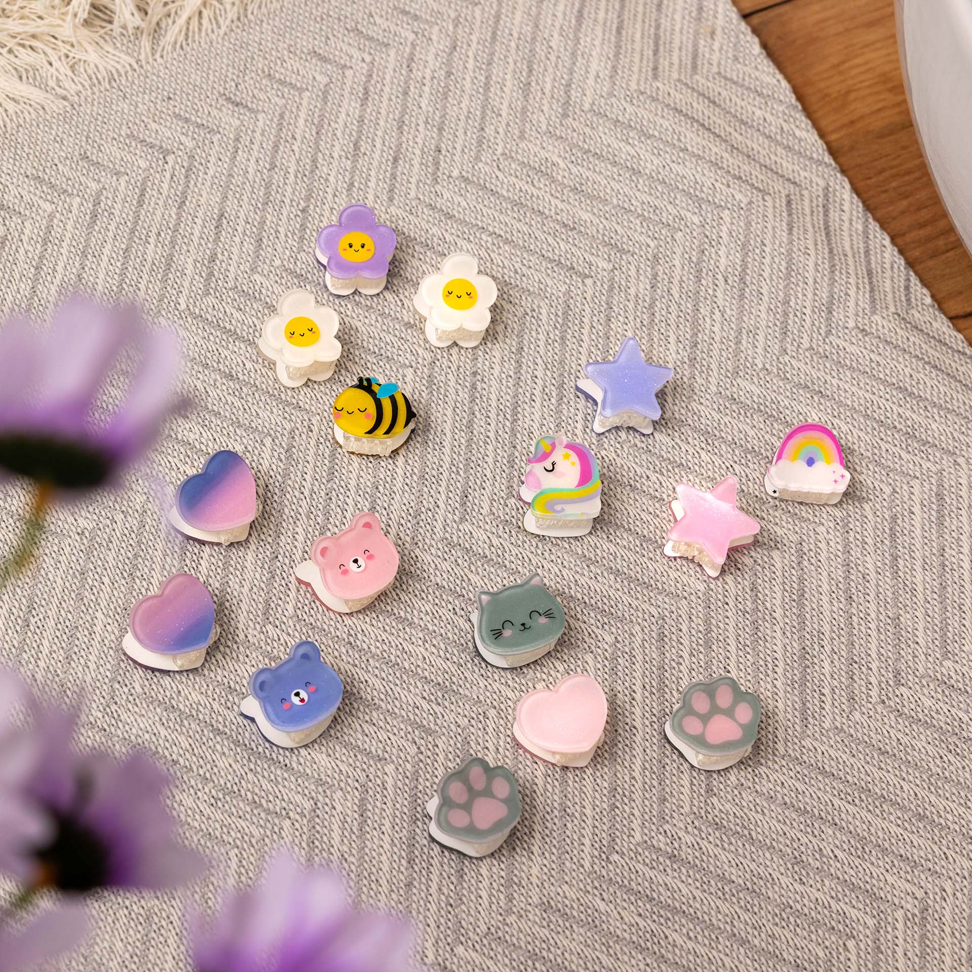 Legami Set Di 4 Mini Mollette Per Capelli - Kitty