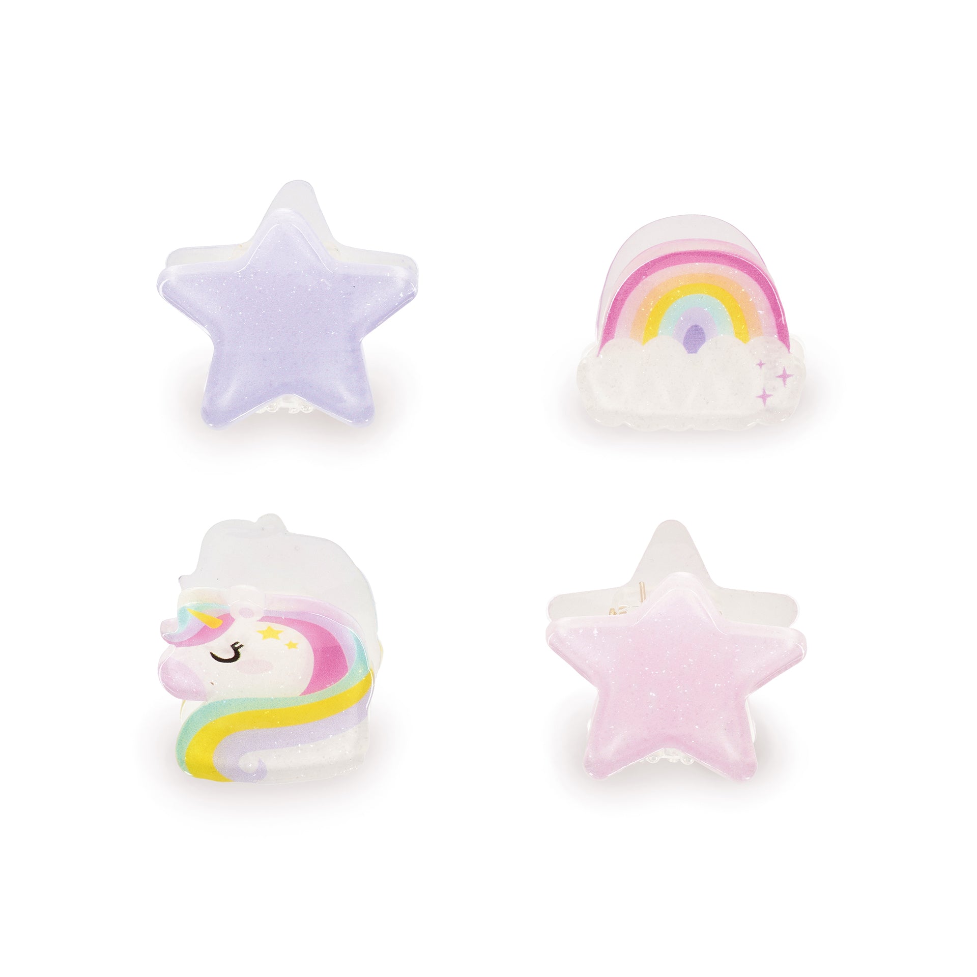 Legami Set Di 4 Mini Mollette Per Capelli - Unicorno