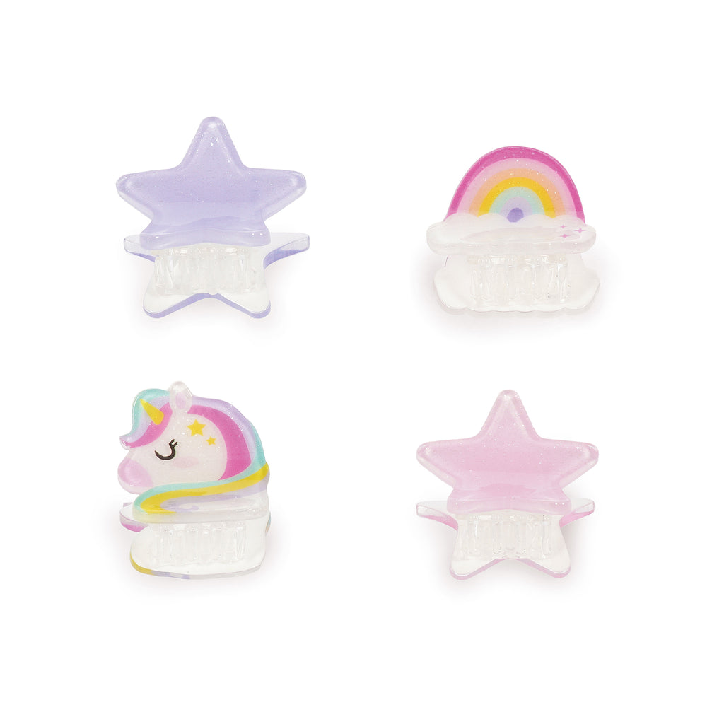 Legami Set Di 4 Mini Mollette Per Capelli - Unicorno